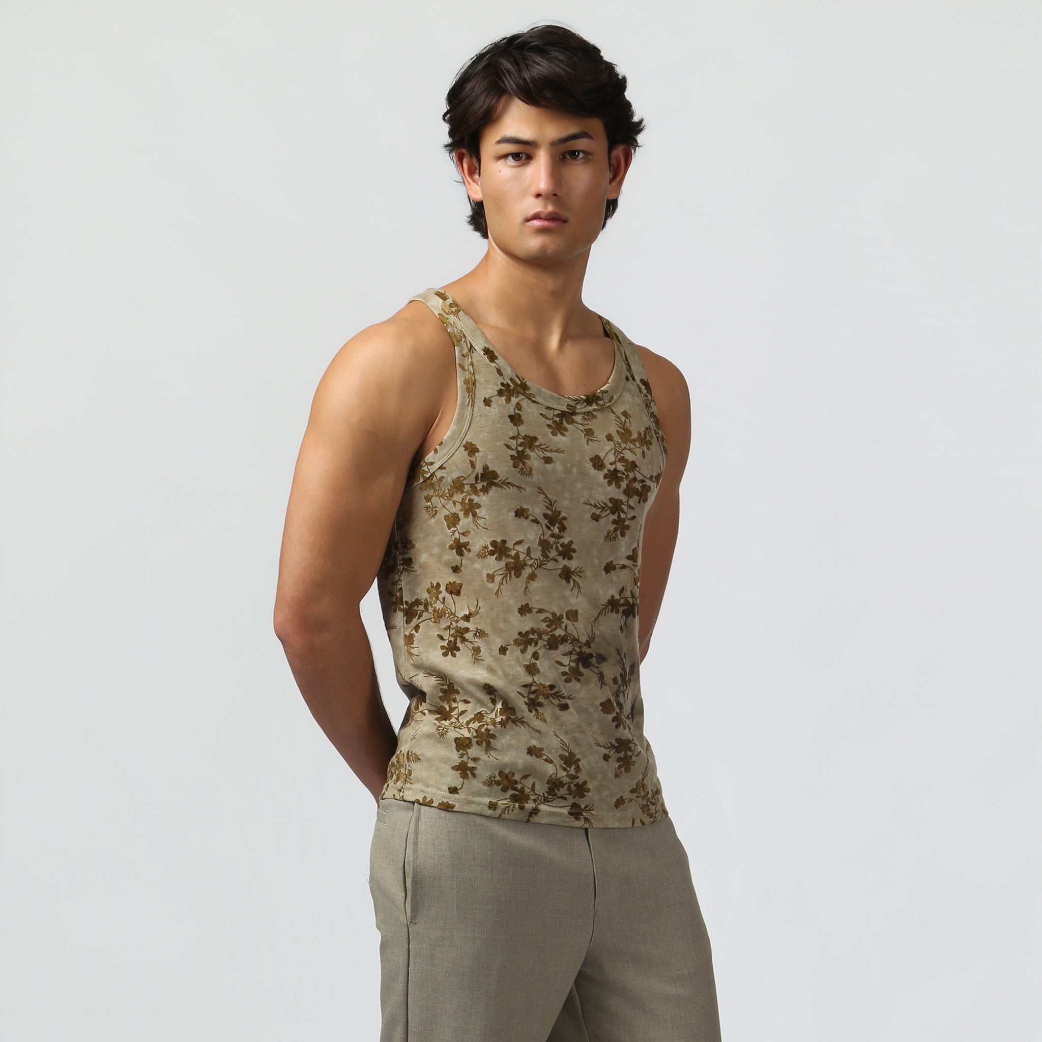NEW- Wild Sage Vale Rib Knit Roxy Tank