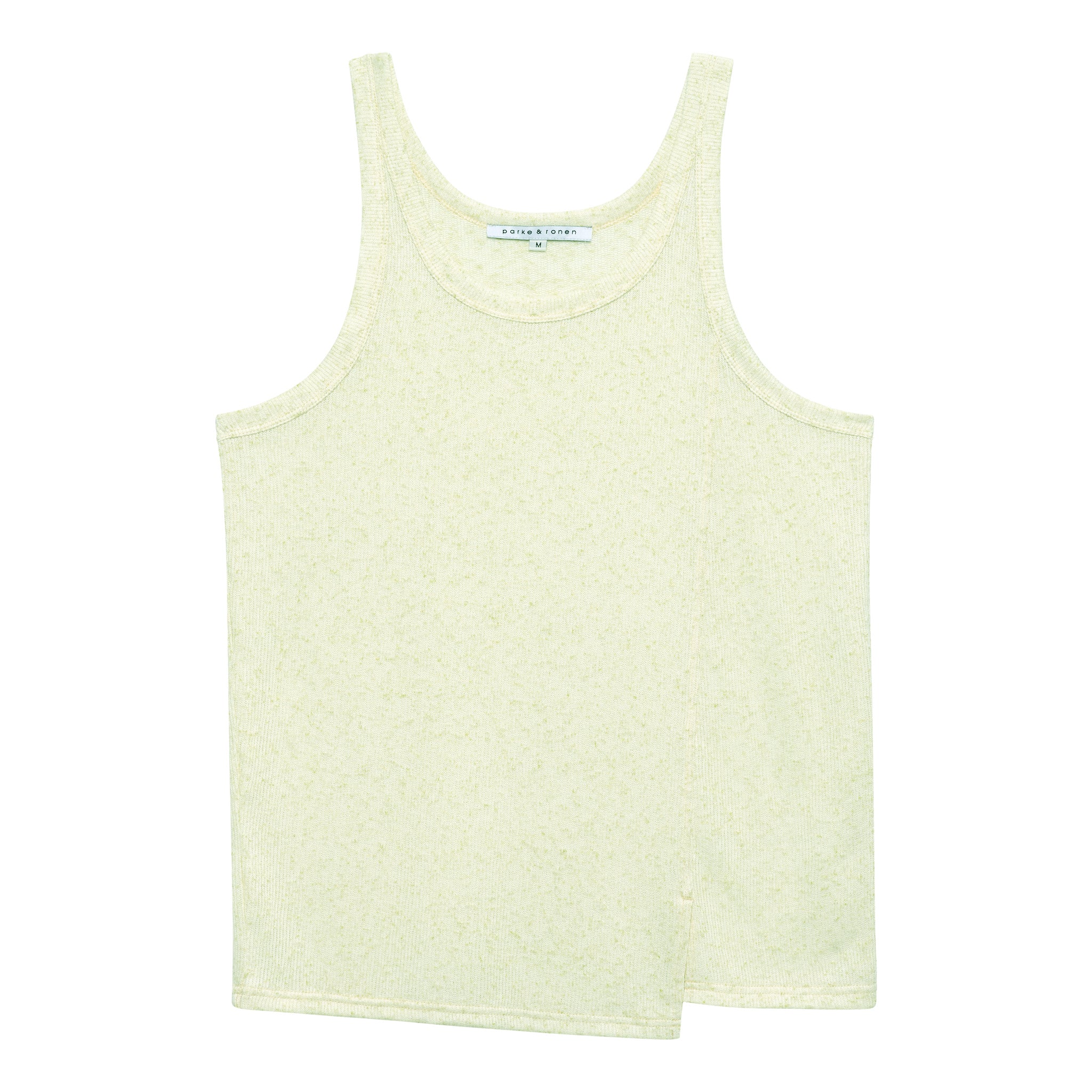 Key Lime Pointillist Roxy Tank - Parke & Ronen