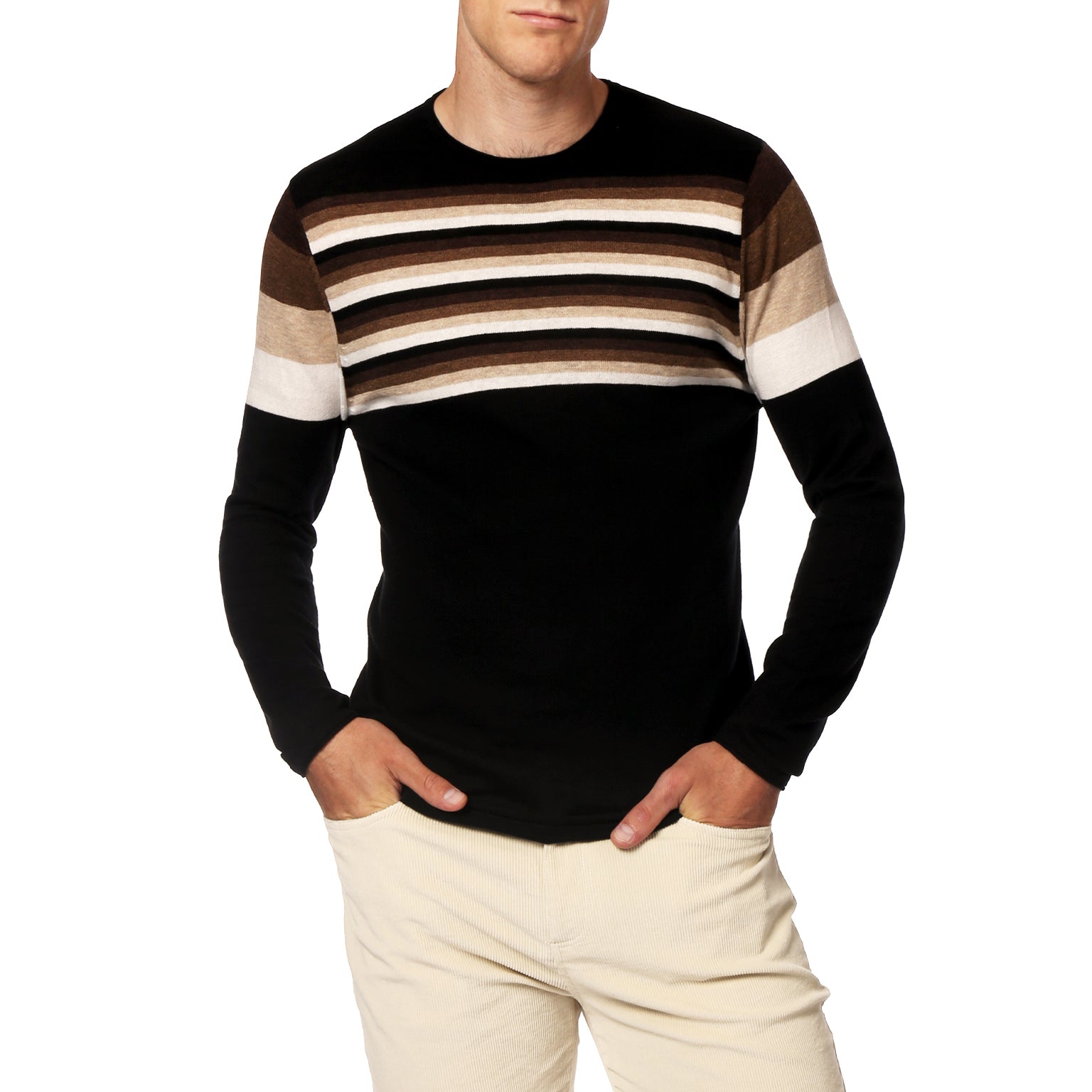 NEW- Black Endeavor Stripe Jersey