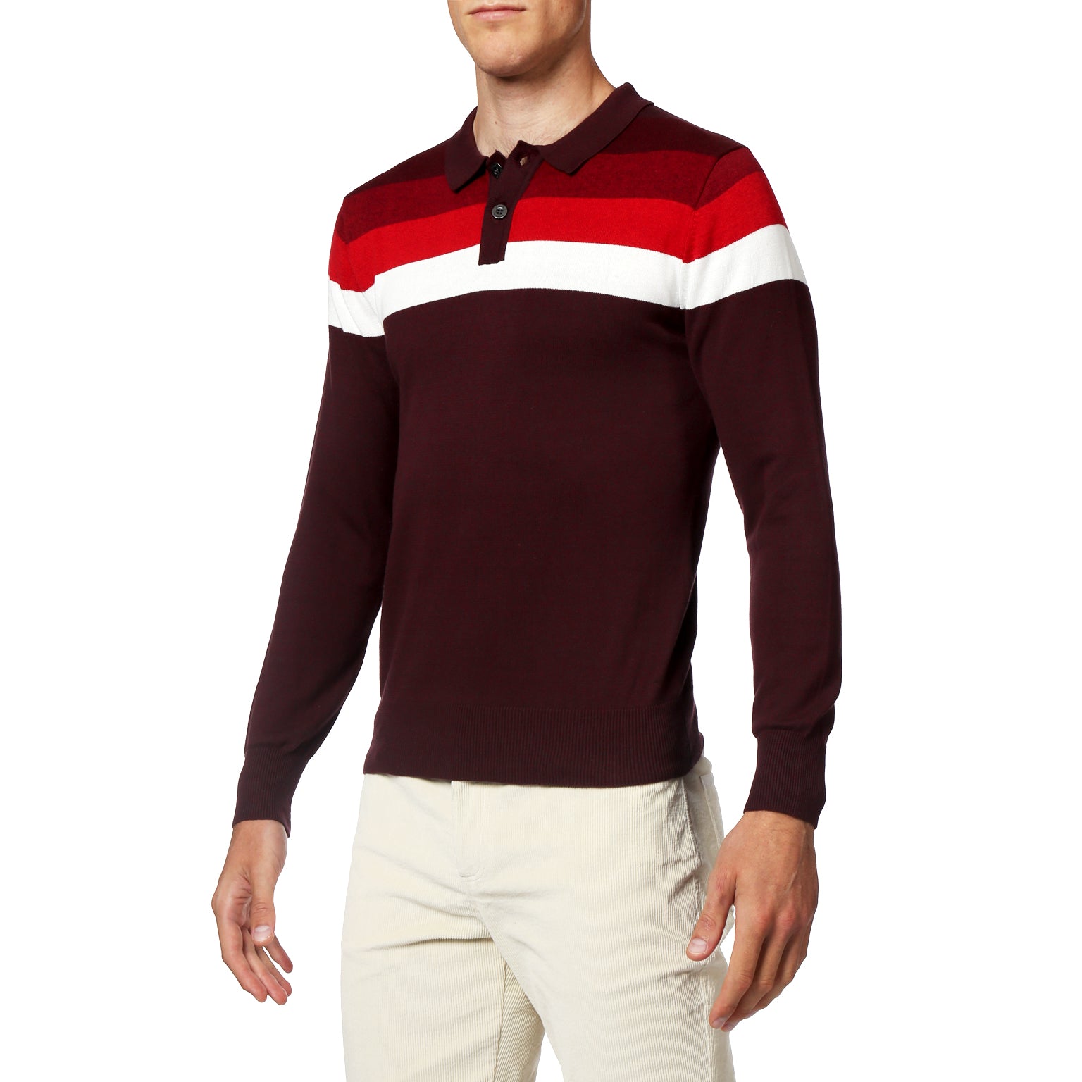 NEW- Deep Crimson Canaveral Knit Polo