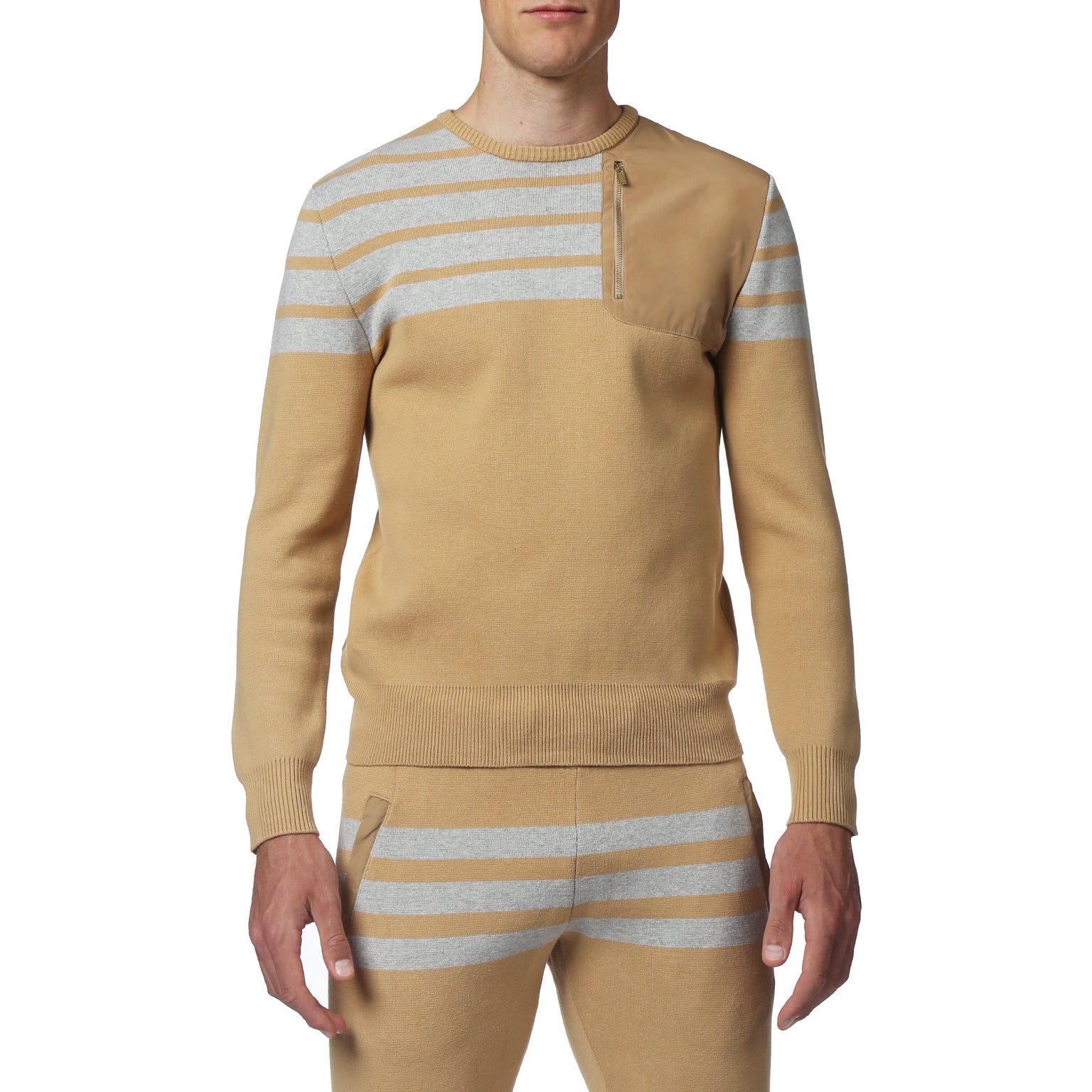 Sand Moonraker Knit Sweatshirt