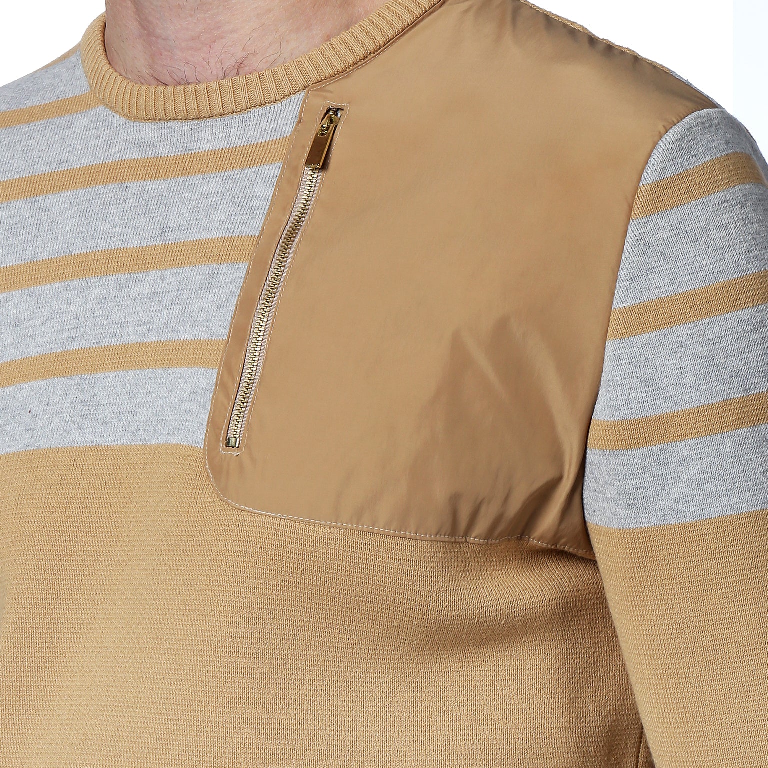 Sand Moonraker Knit Sweatshirt