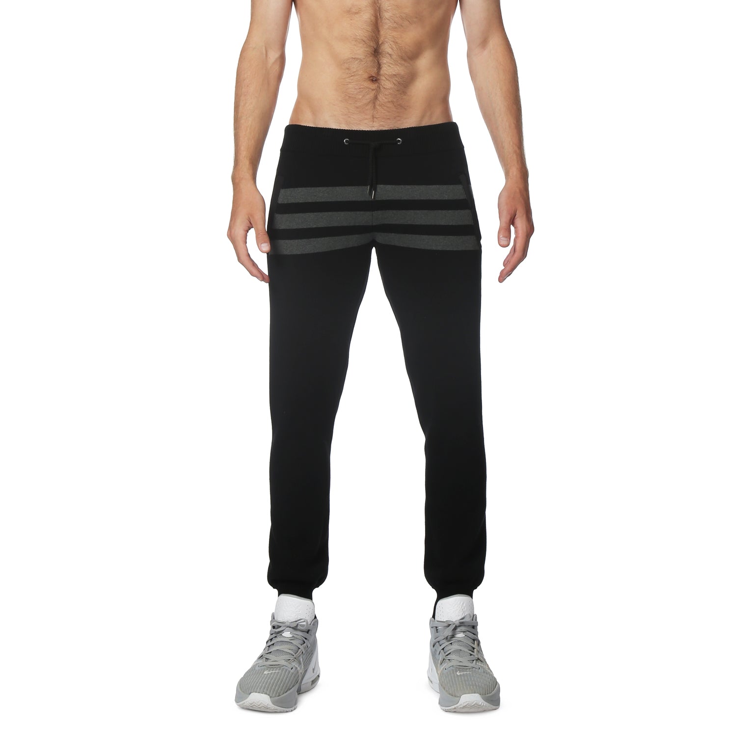 EXCLUSIVE LIMITED EDITION- Black Moonraker Knit Sweatpants
