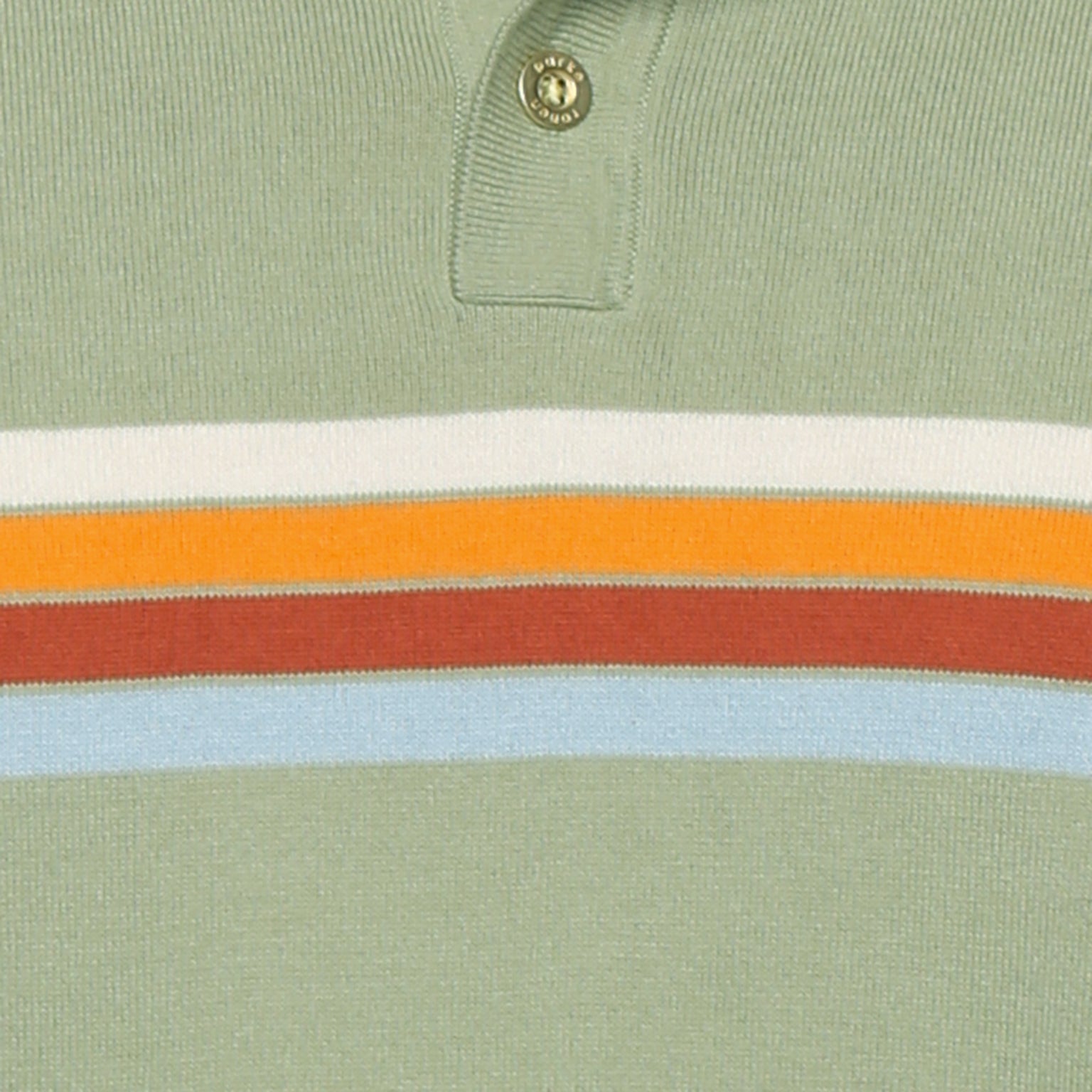 SPRING '24- Laurel Green Torino Stripe Knit Polo