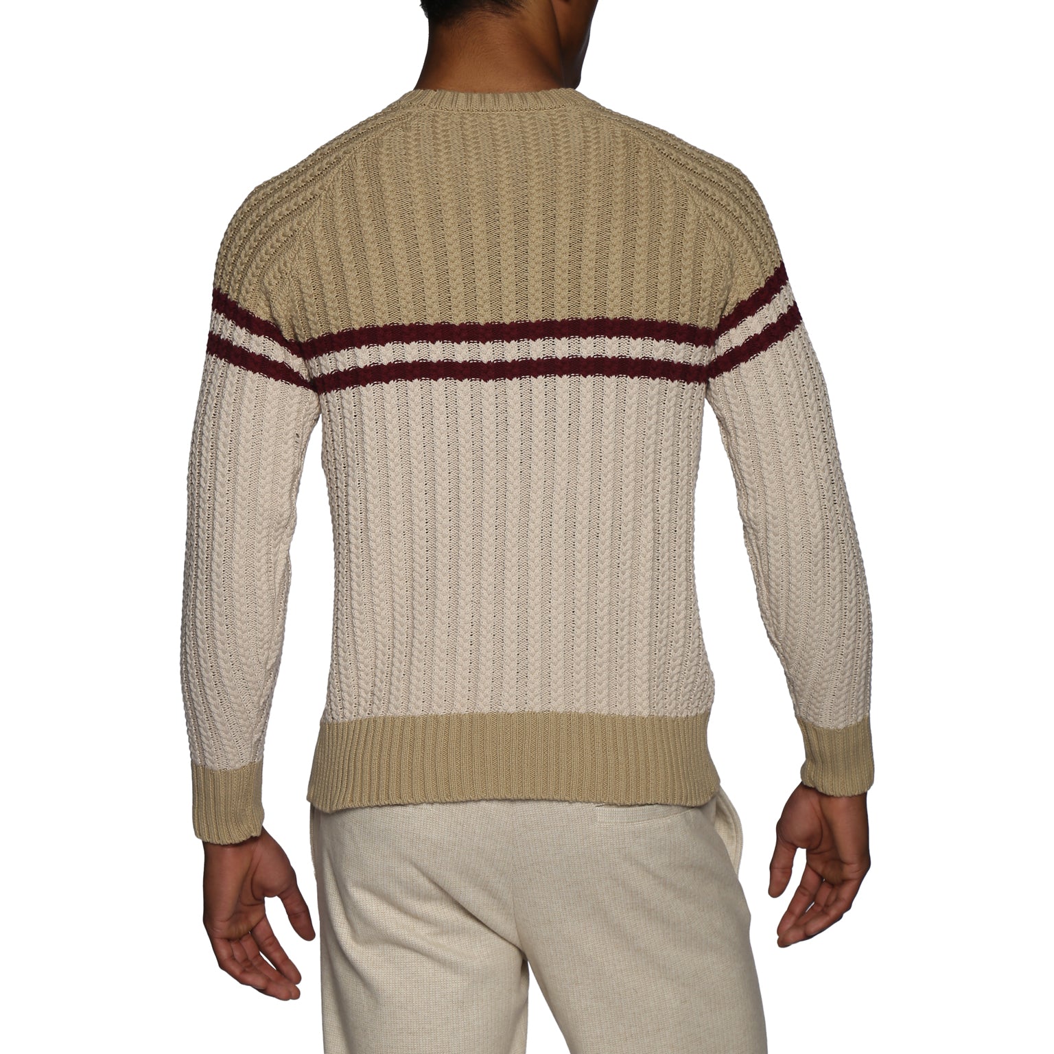 Wheat Swansea Cable Knit Sweater - parke & ronen