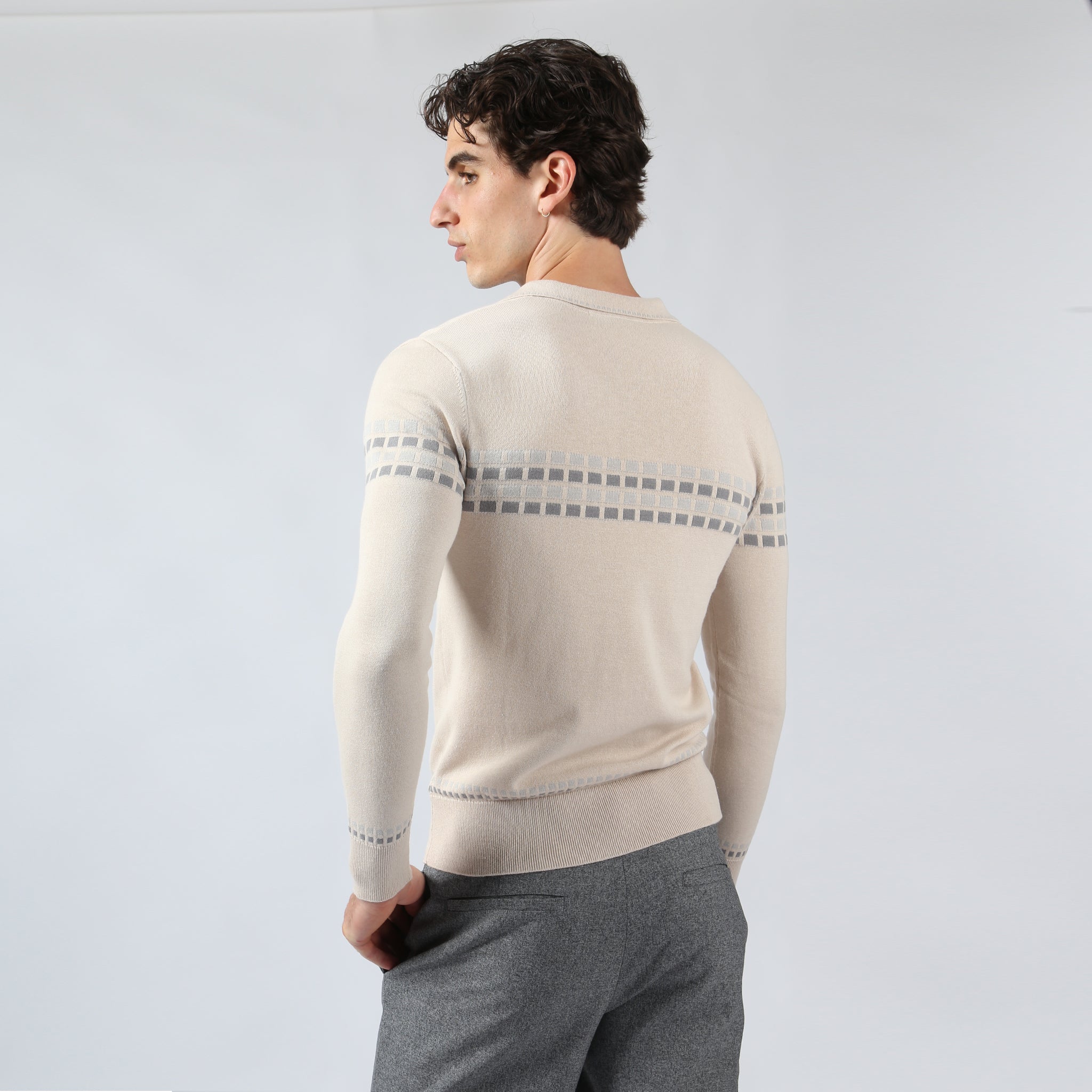 Bone Tenby Polo Sweater