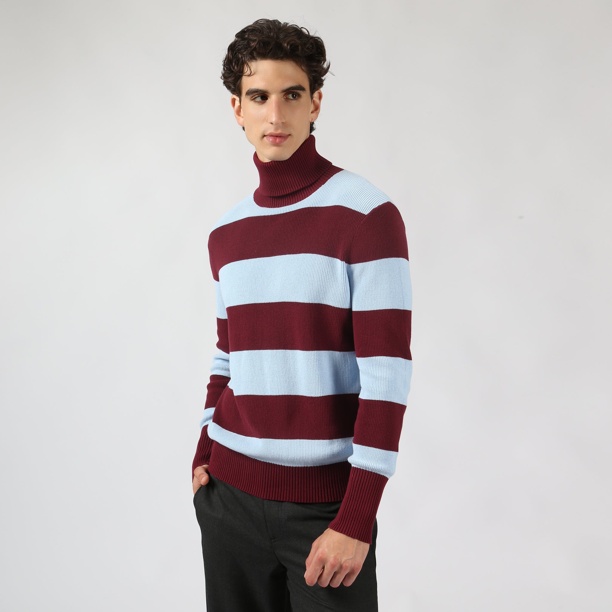 Burgundy Snowdon Turtleneck
