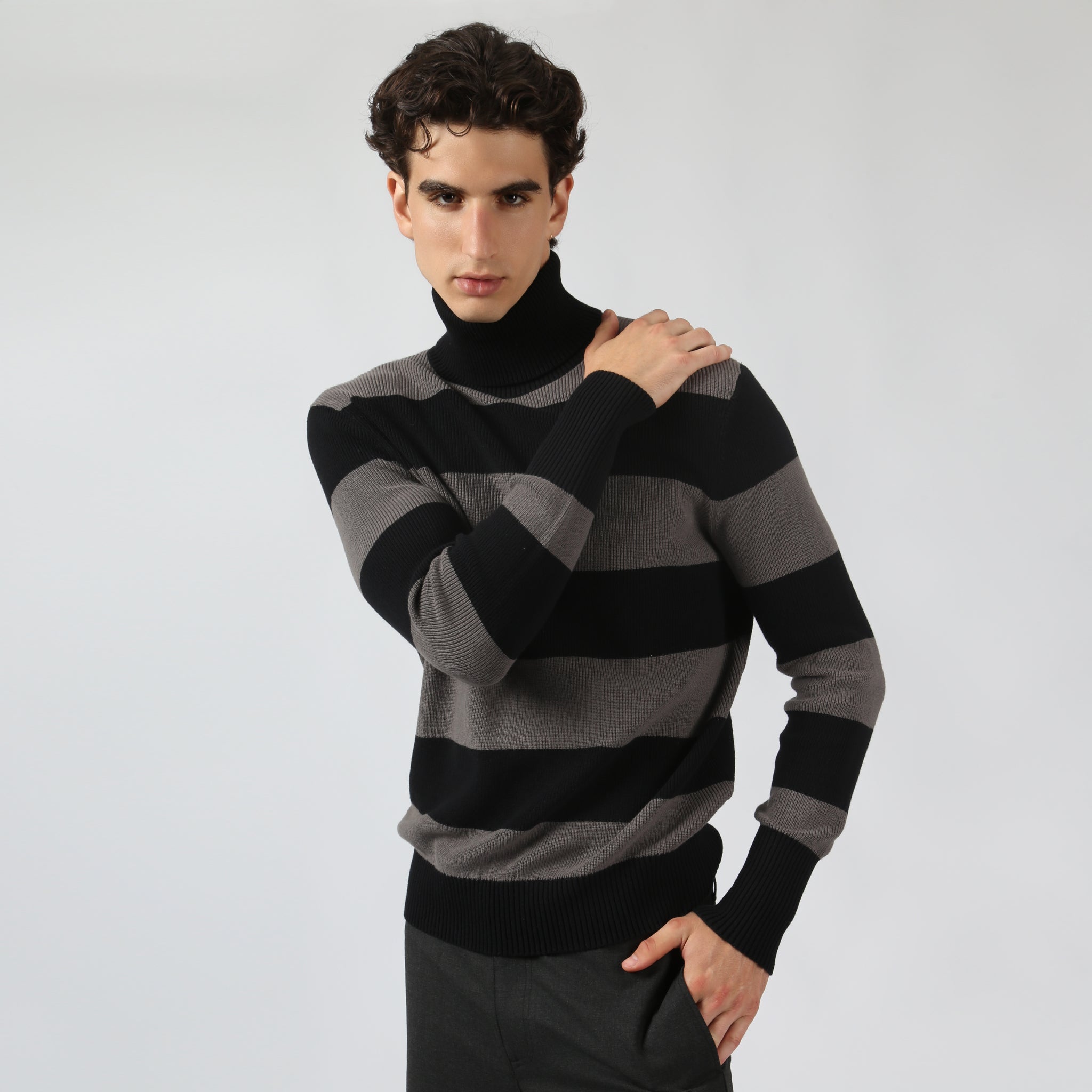 Charcoal Snowdon Turtleneck