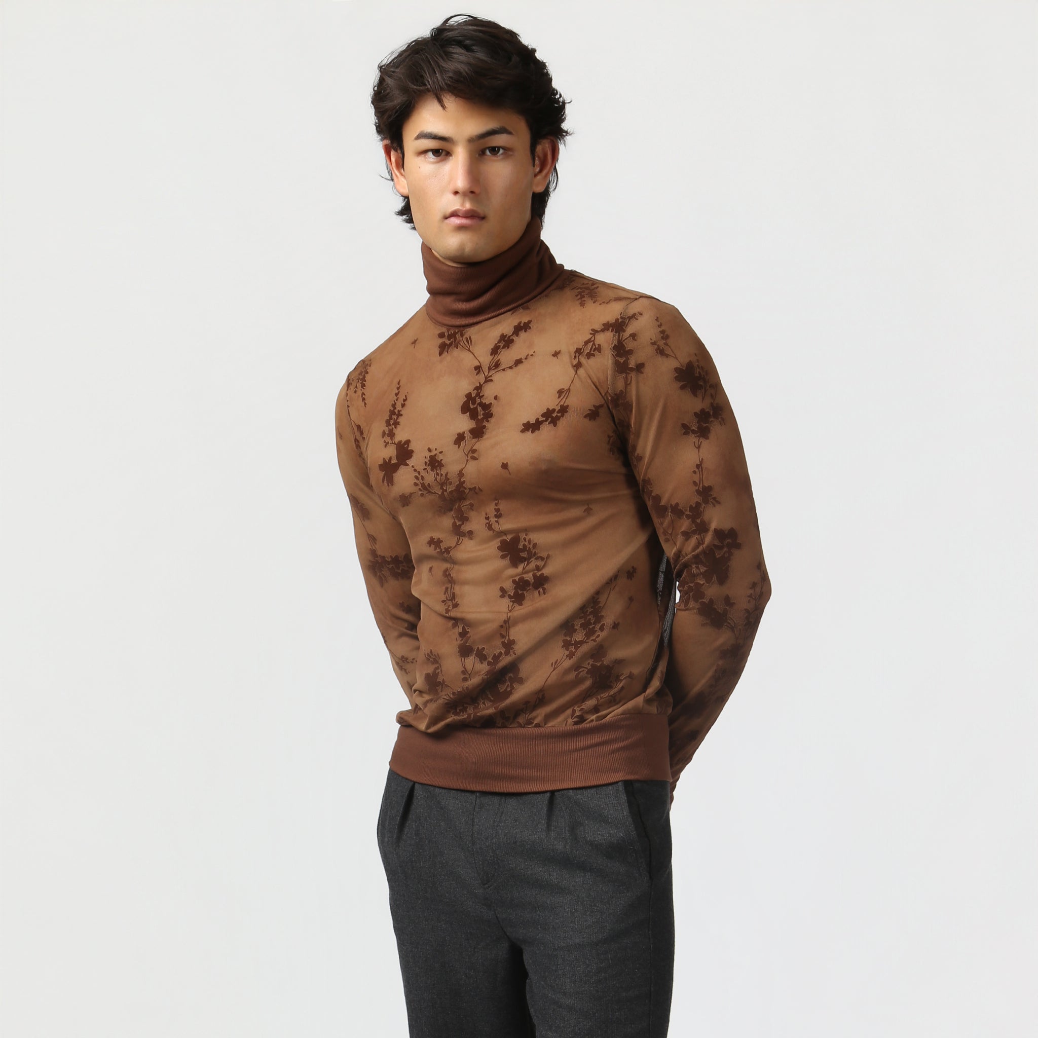 NEW- Sienna Nocturne Mesh Turtle Neck