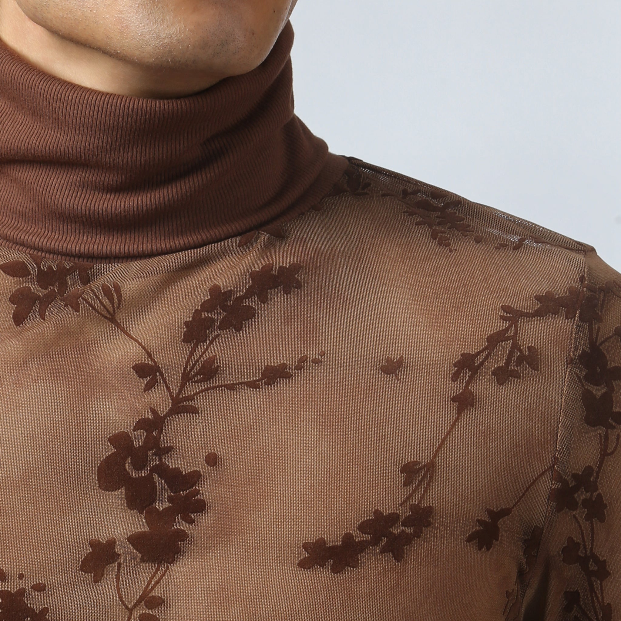 NEW- Sienna Nocturne Mesh Turtle Neck
