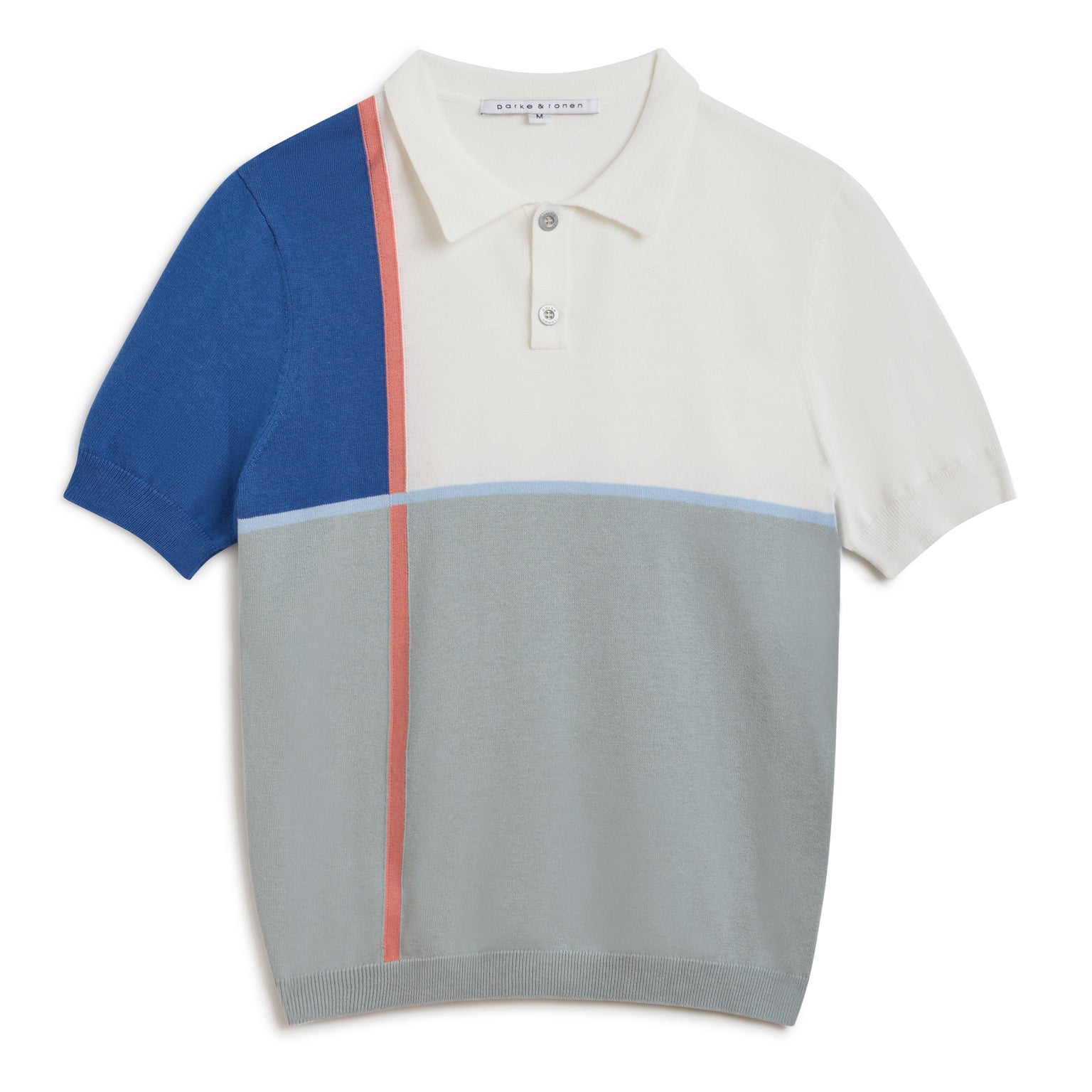 NEW SPRING '25- Oasis Hopscotch Knit Polo - Parke & Ronen