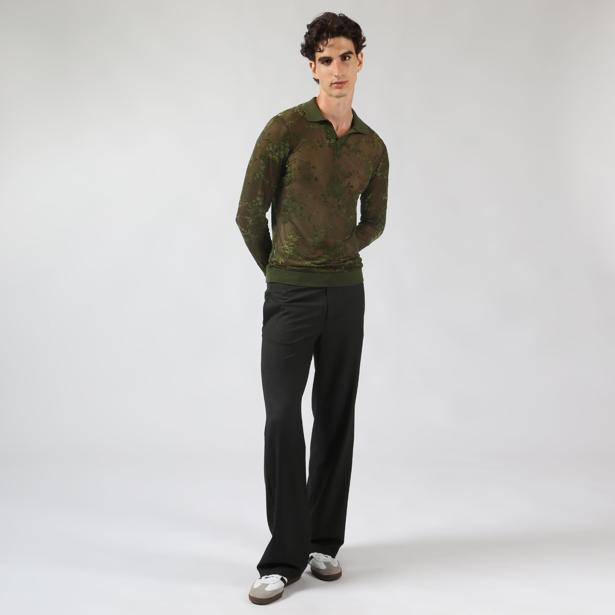 Forest Whisper Leaf Polo