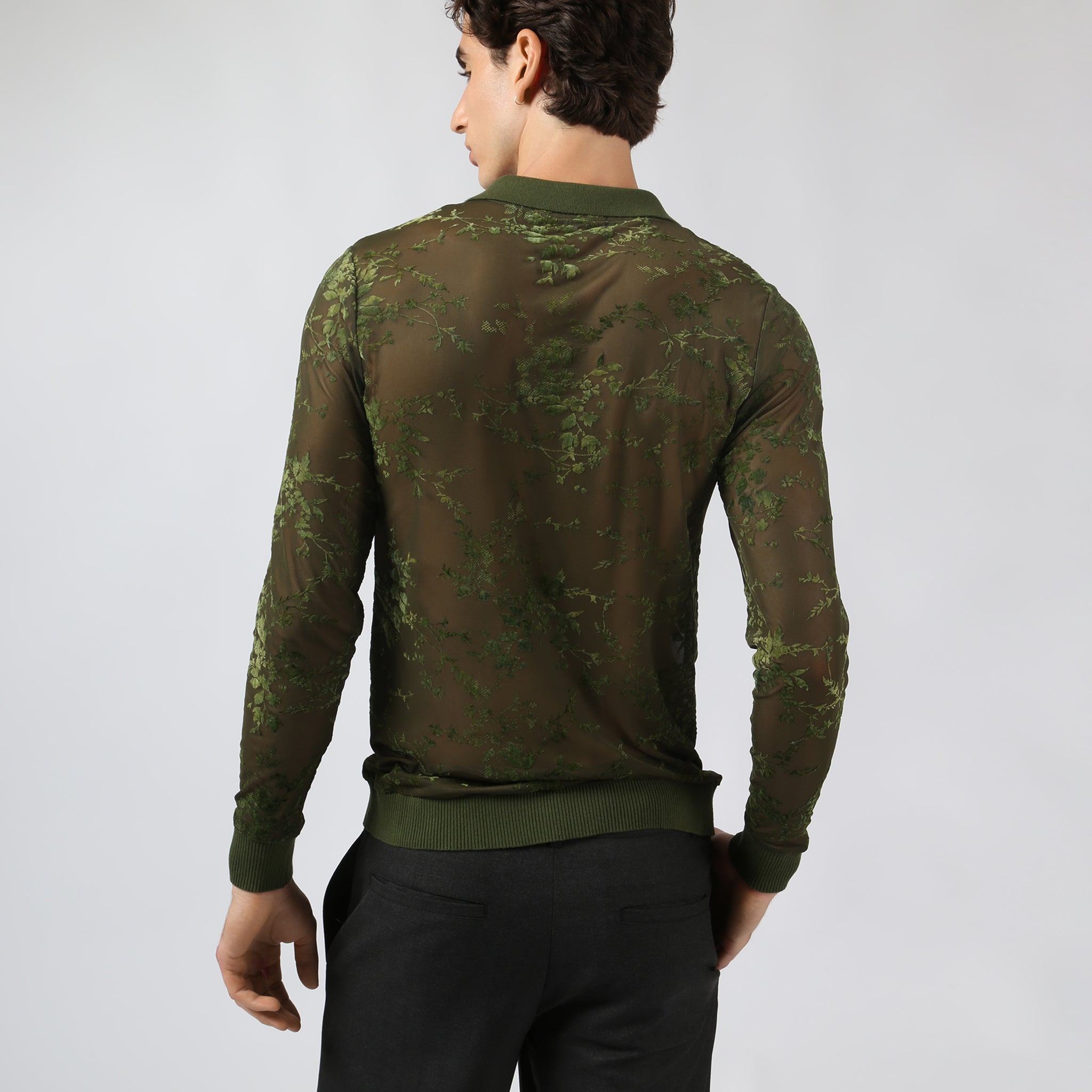 Forest Whisper Leaf Polo