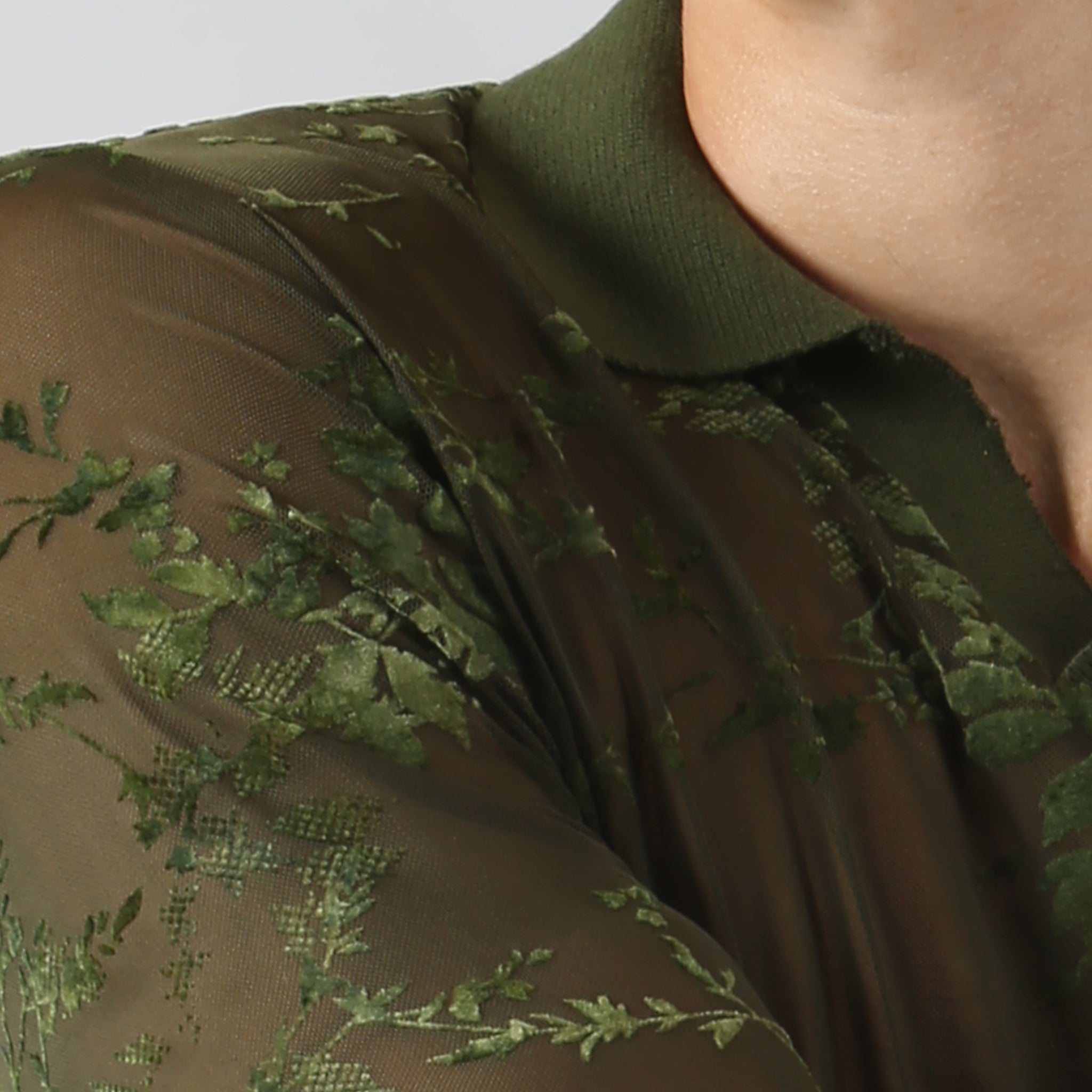 Forest Whisper Leaf Polo