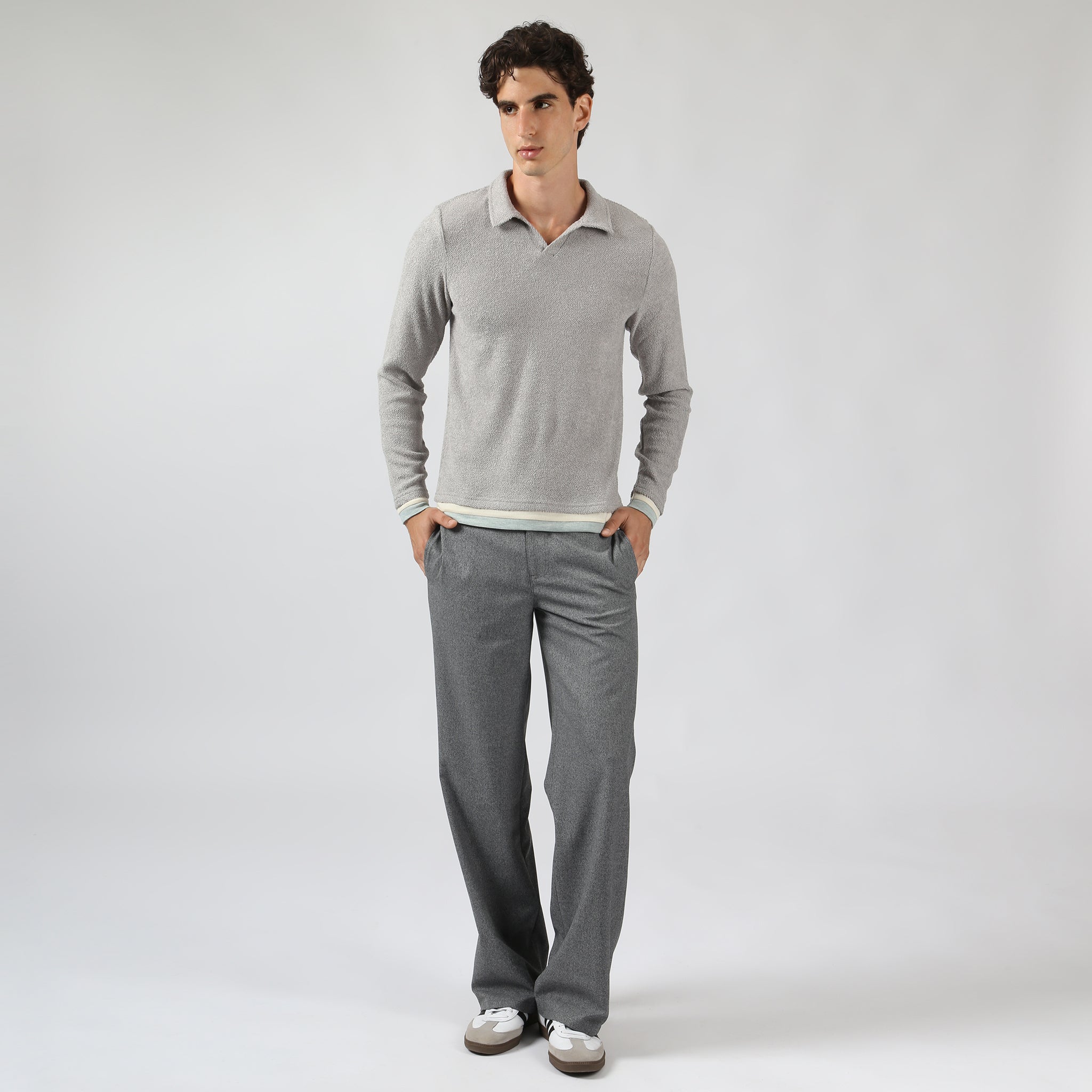 Granite Rowe Bouclé Polo