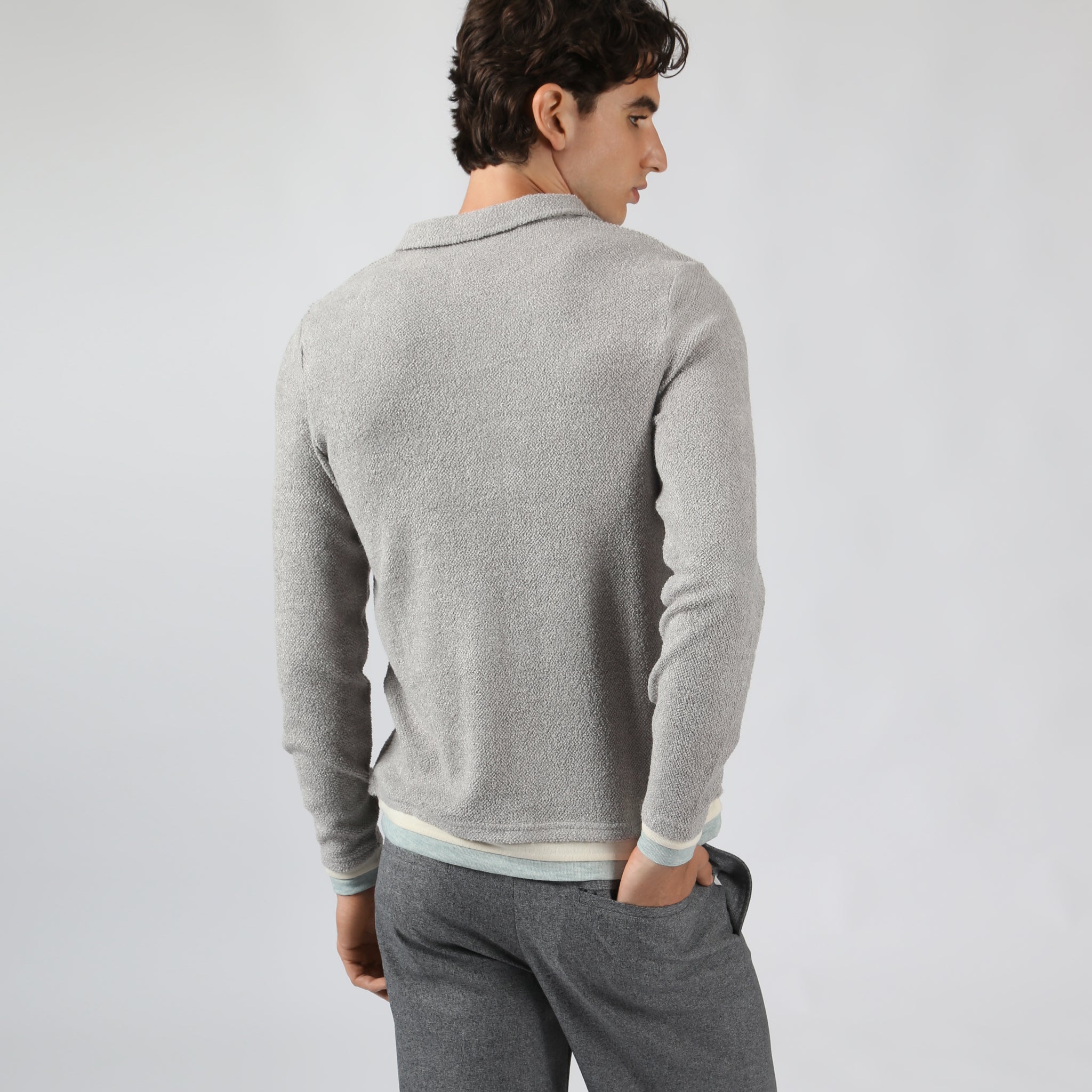 Granite Rowe Bouclé Polo