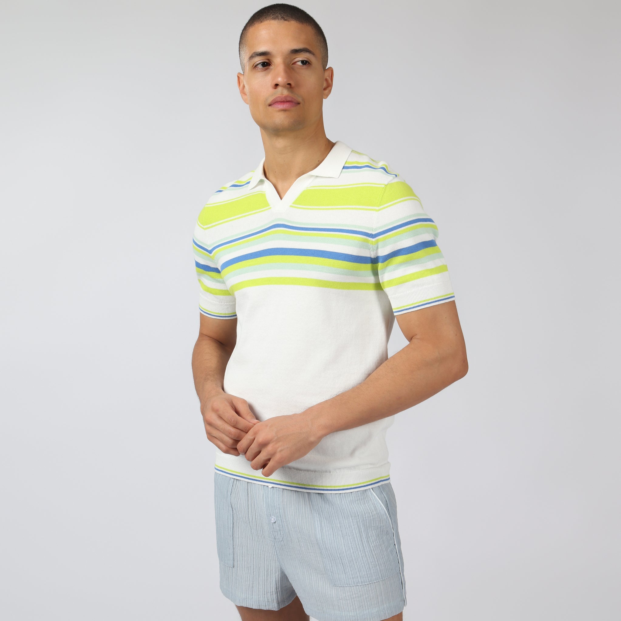 NEW- Lime Mariner Knit Polo