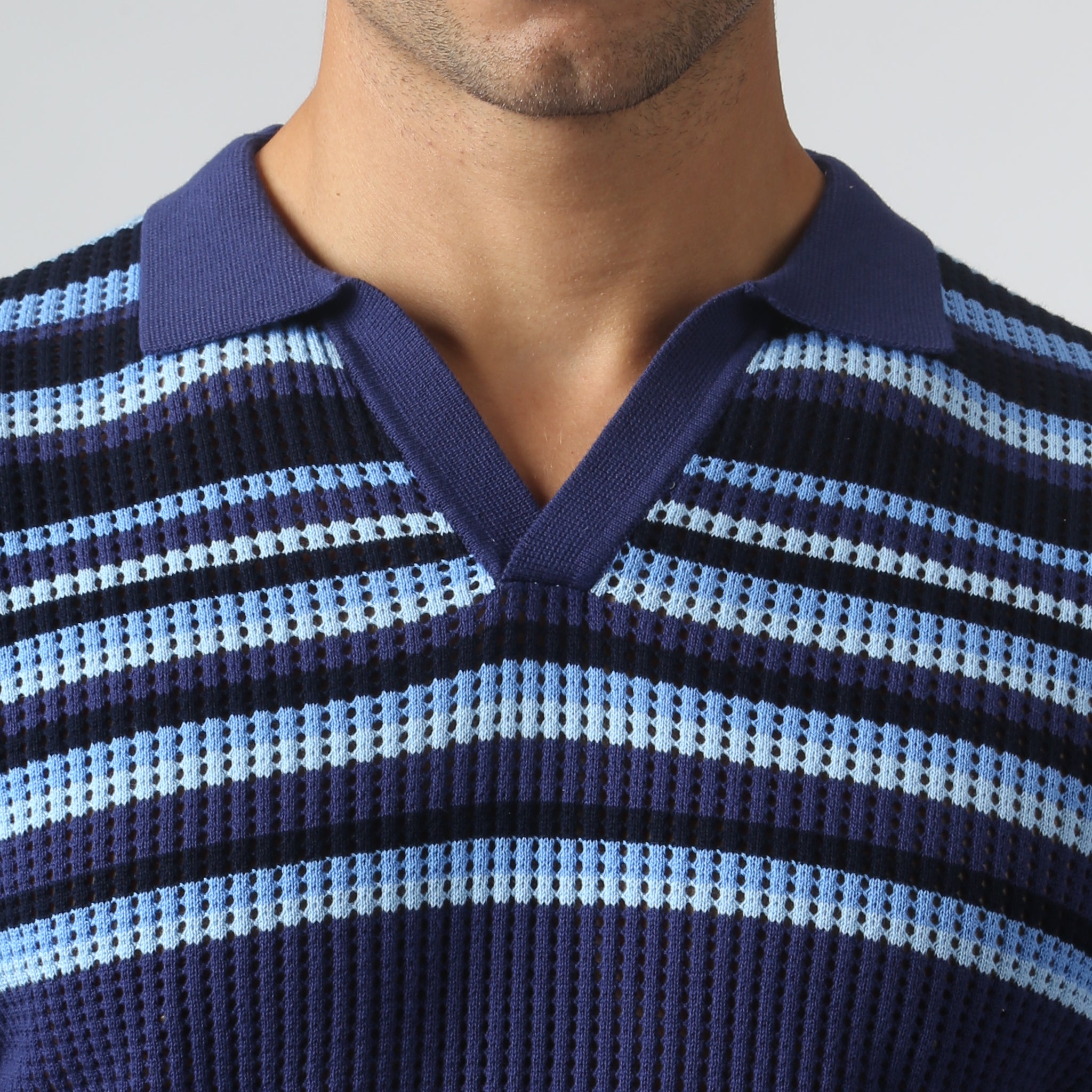 NEW- Royal Navy Sismano Knit Polo