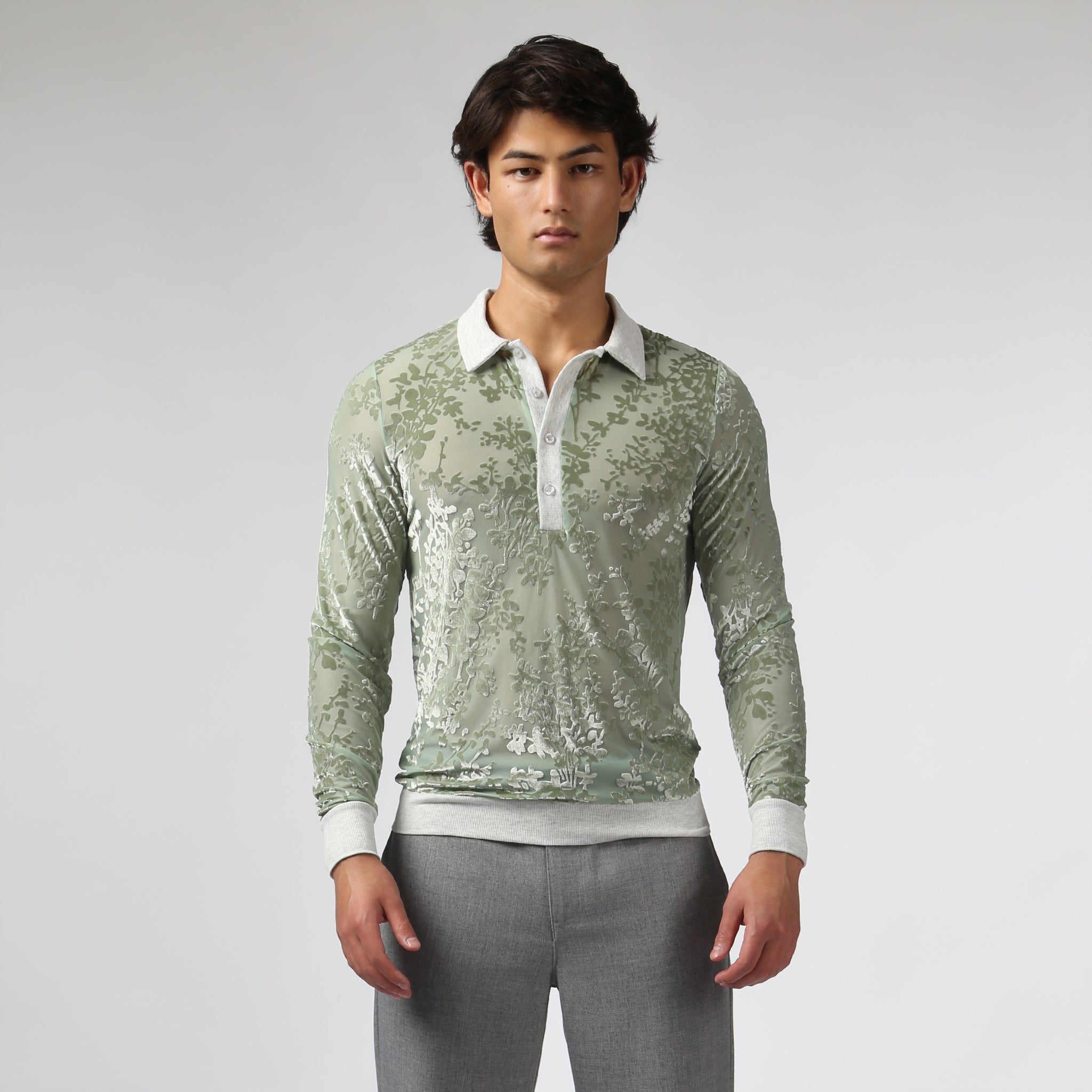 NEW- Mint Heath Velvet Polo