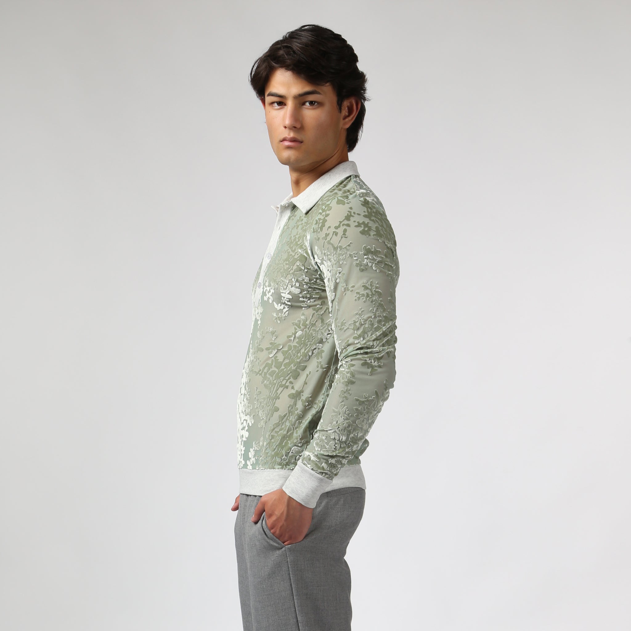 NEW- Mint Heath Velvet Polo