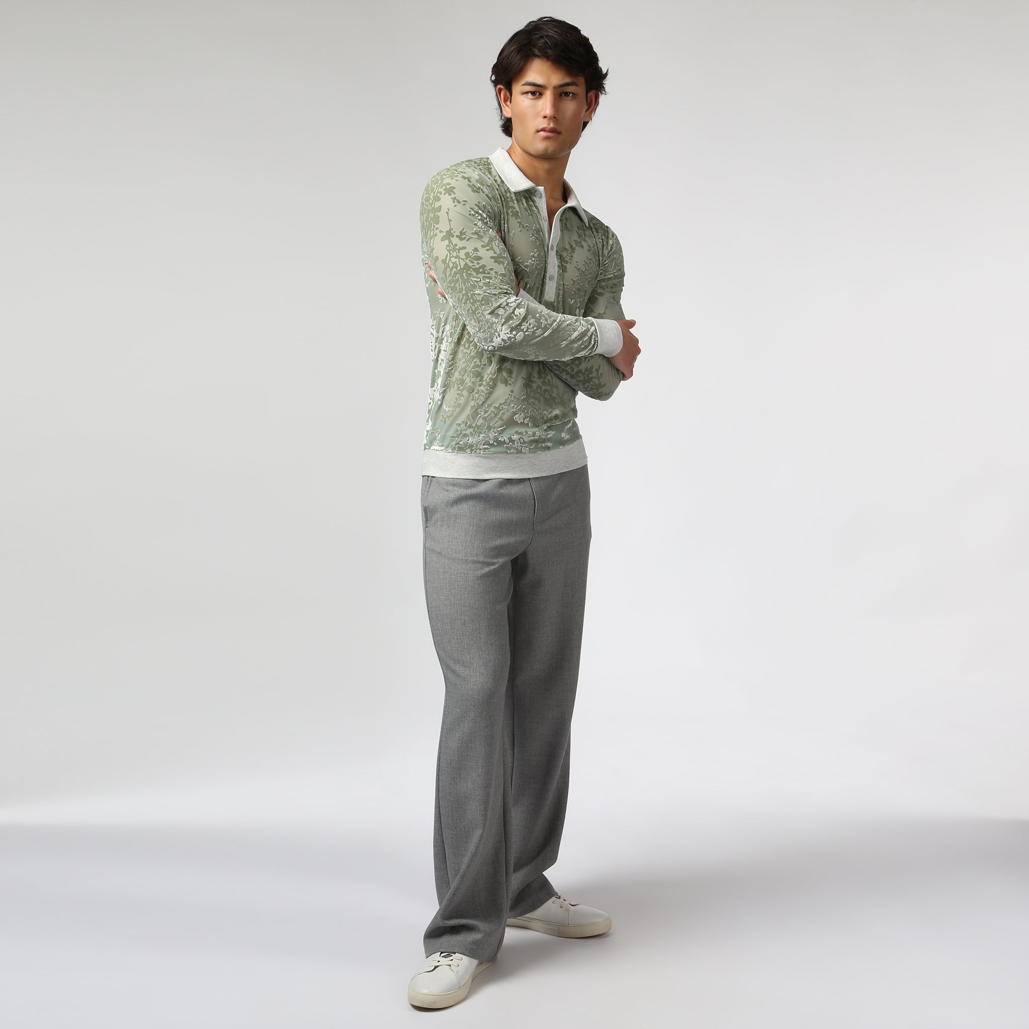 NEW- Mint Heath Velvet Polo