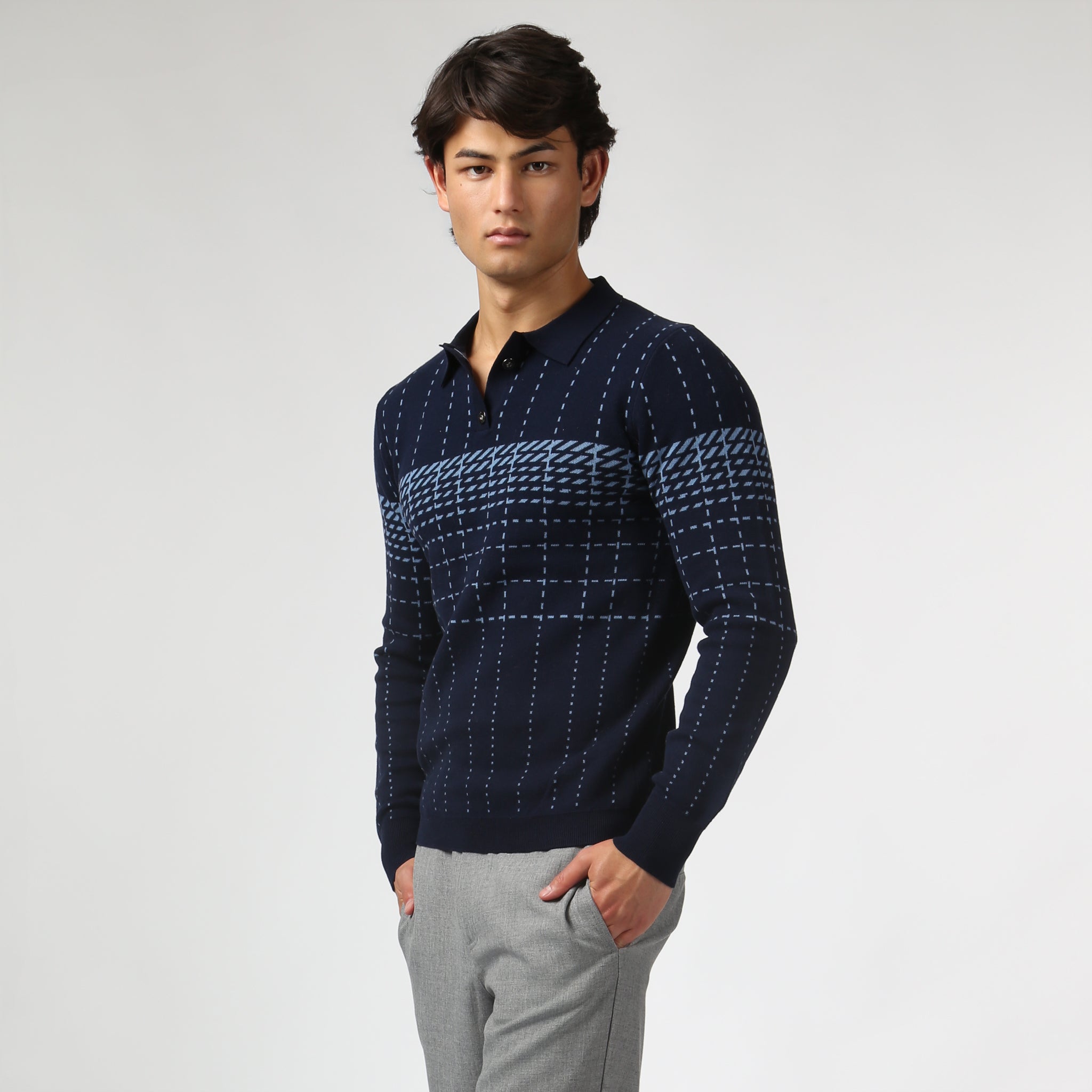 NEW- Cliffside Harris Check Knit Polo