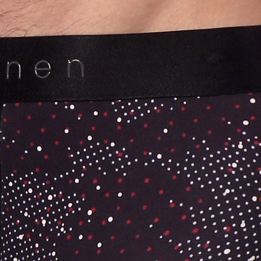 NEW ARRIVAL- Black Andromeda Print Low Rise Trunk