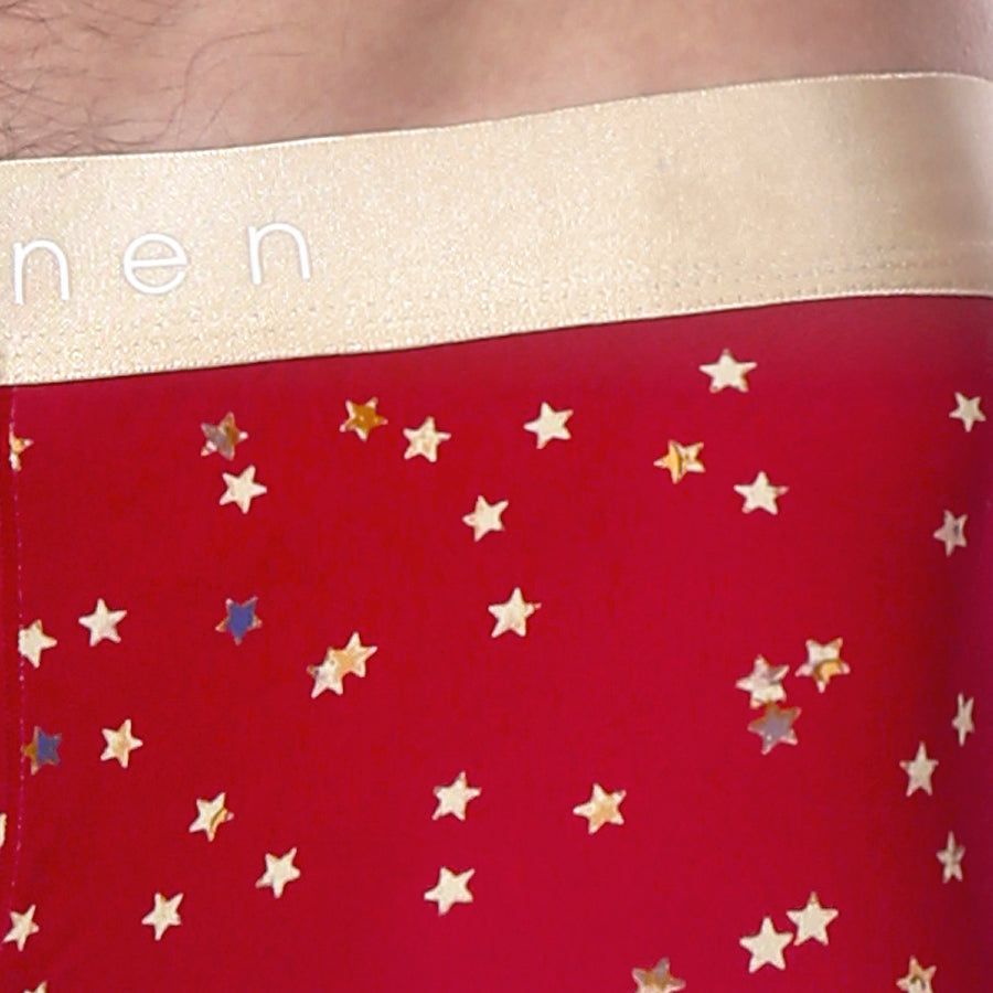NEW ARRIVAL- Colonial Red Galileo Print Low Rise Brief