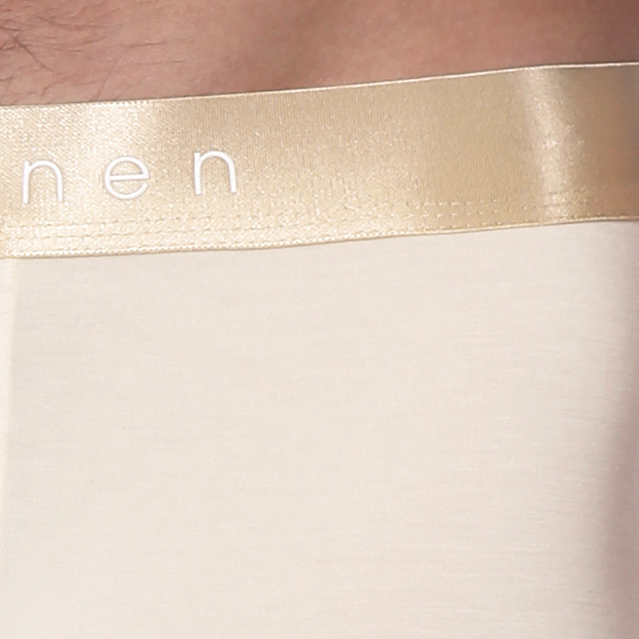 NEW ARRIVAL- Eggshell Solid Low Rise Trunk