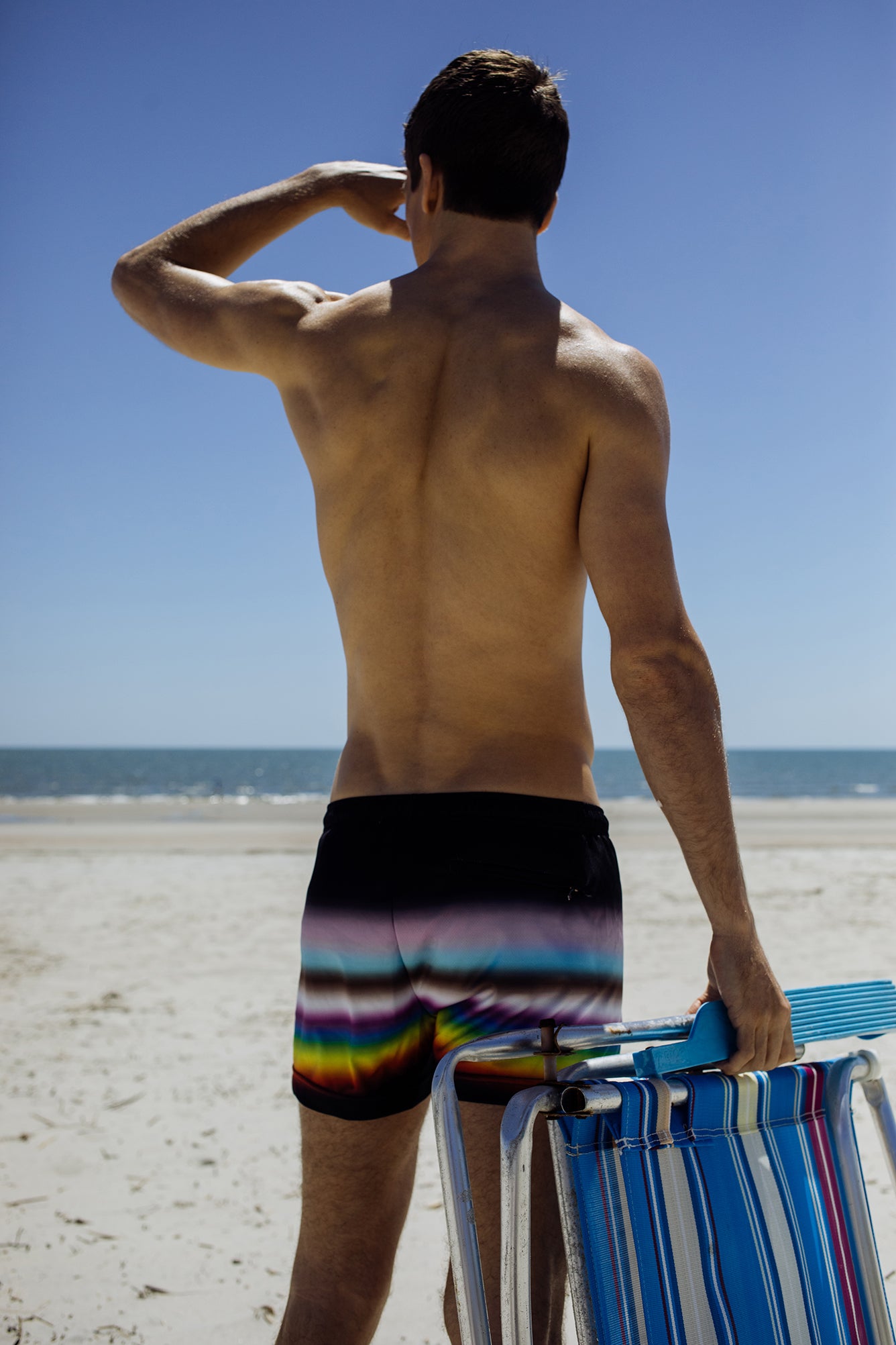LIMITED PRIDE EDITION- Black Prism Print P-Town Short