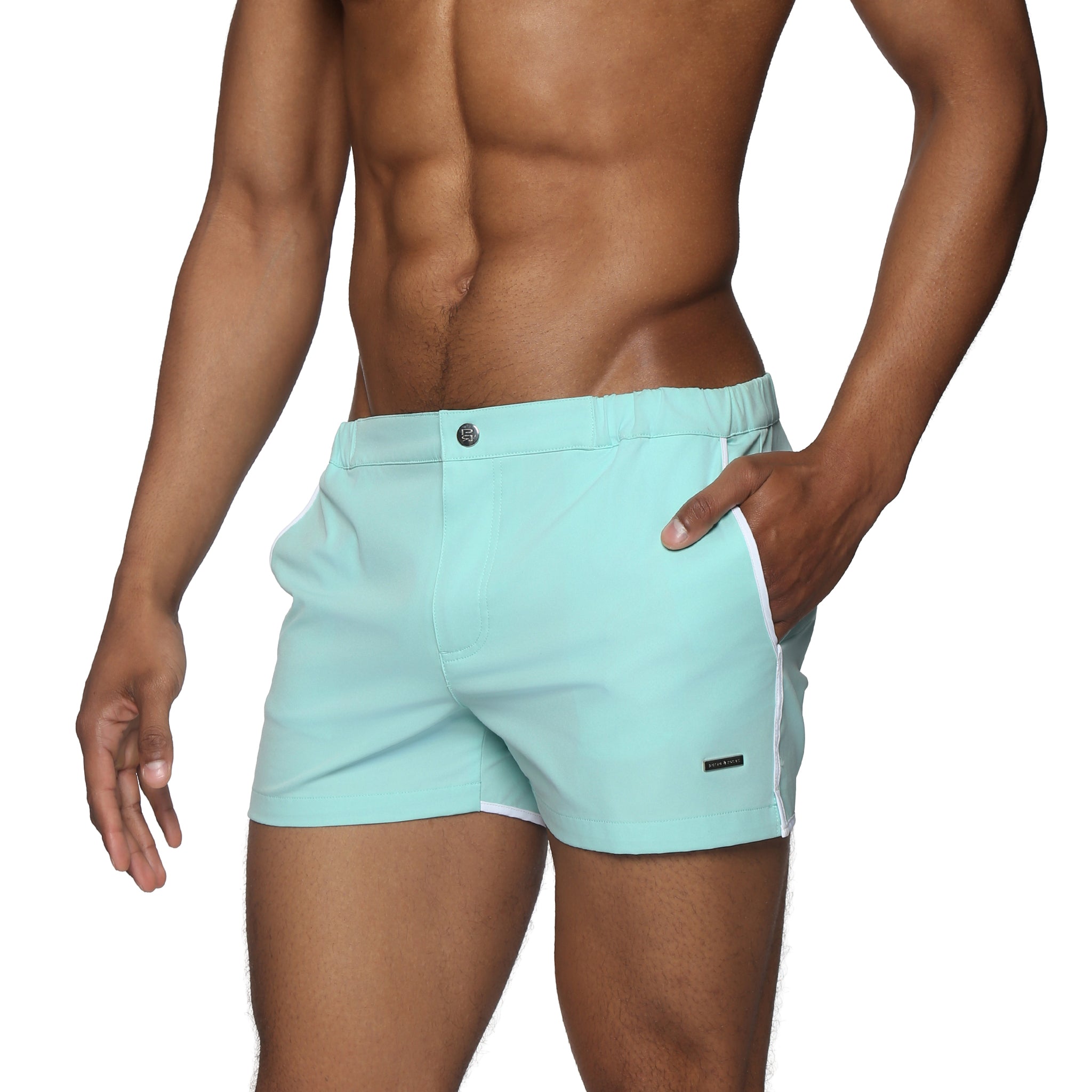 Robin's Egg 2" Angeleno Solid Stretch - Parke & Ronen