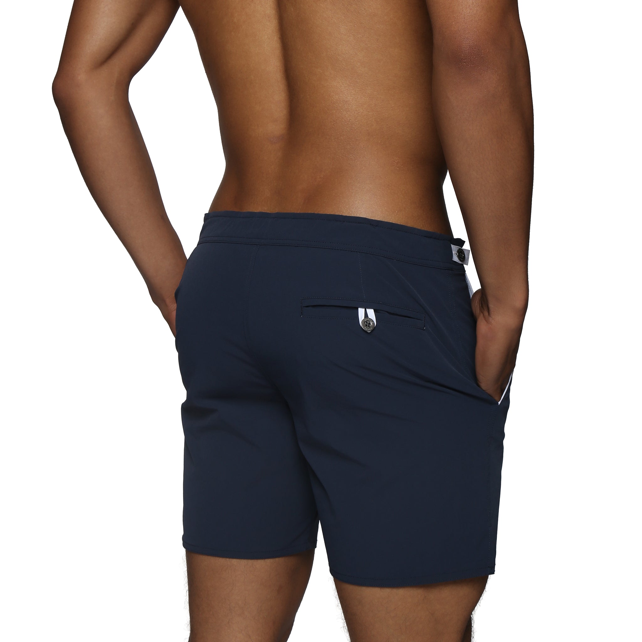 Navy 6" Catalonia Solid Stretch - Parke & Ronen