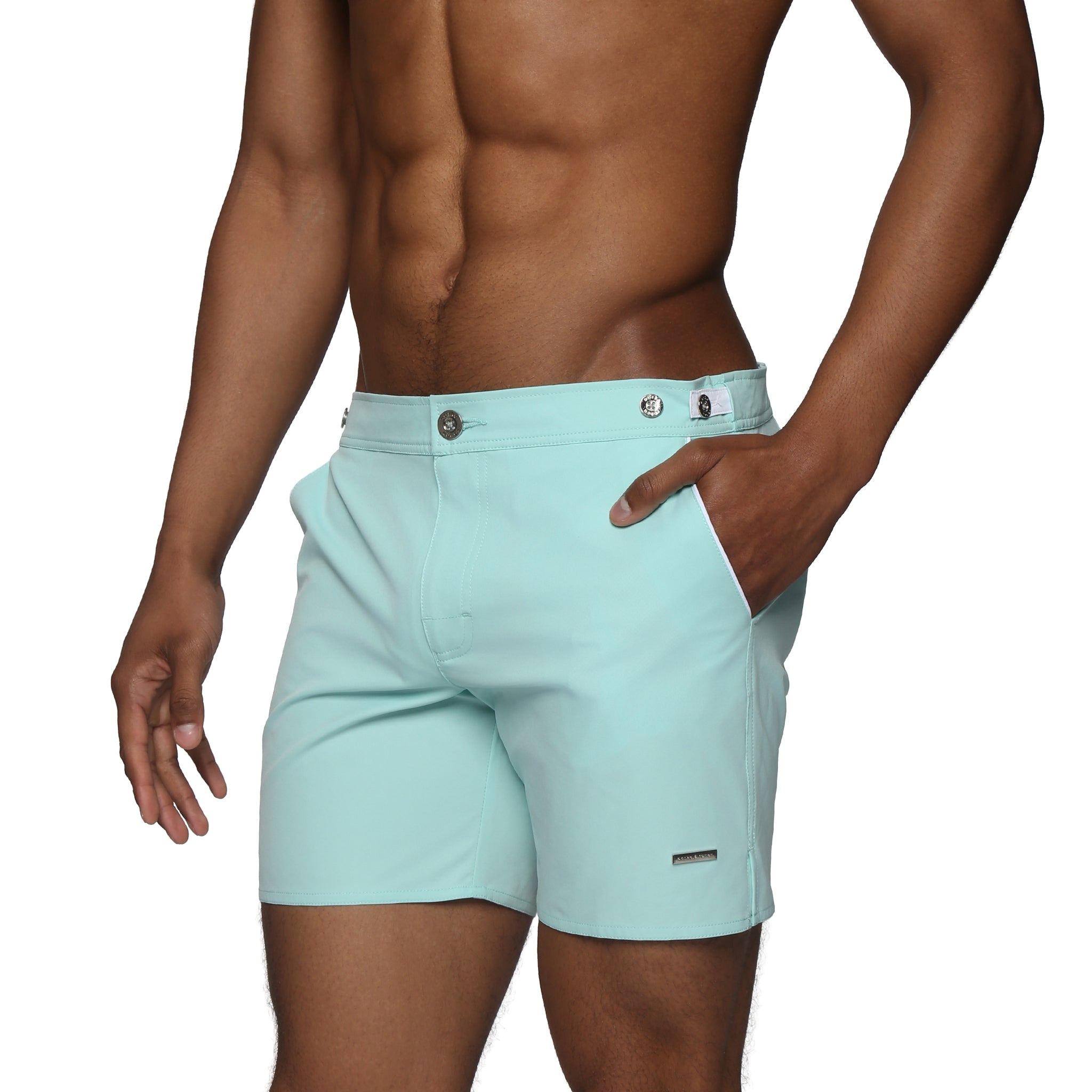 Robin's Egg 6" Catalonia Solid Stretch - Parke & Ronen