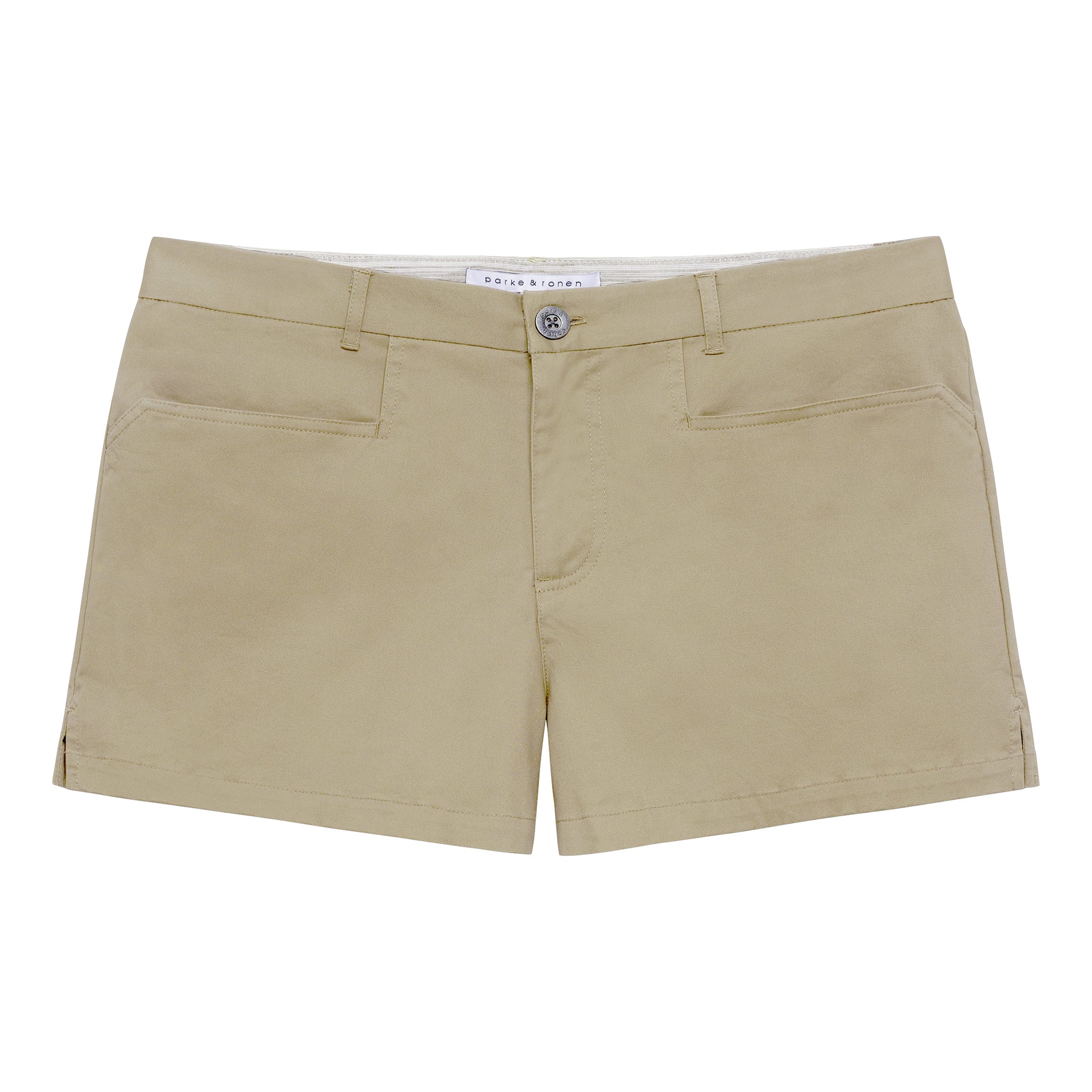 Tan Solid Summit Short