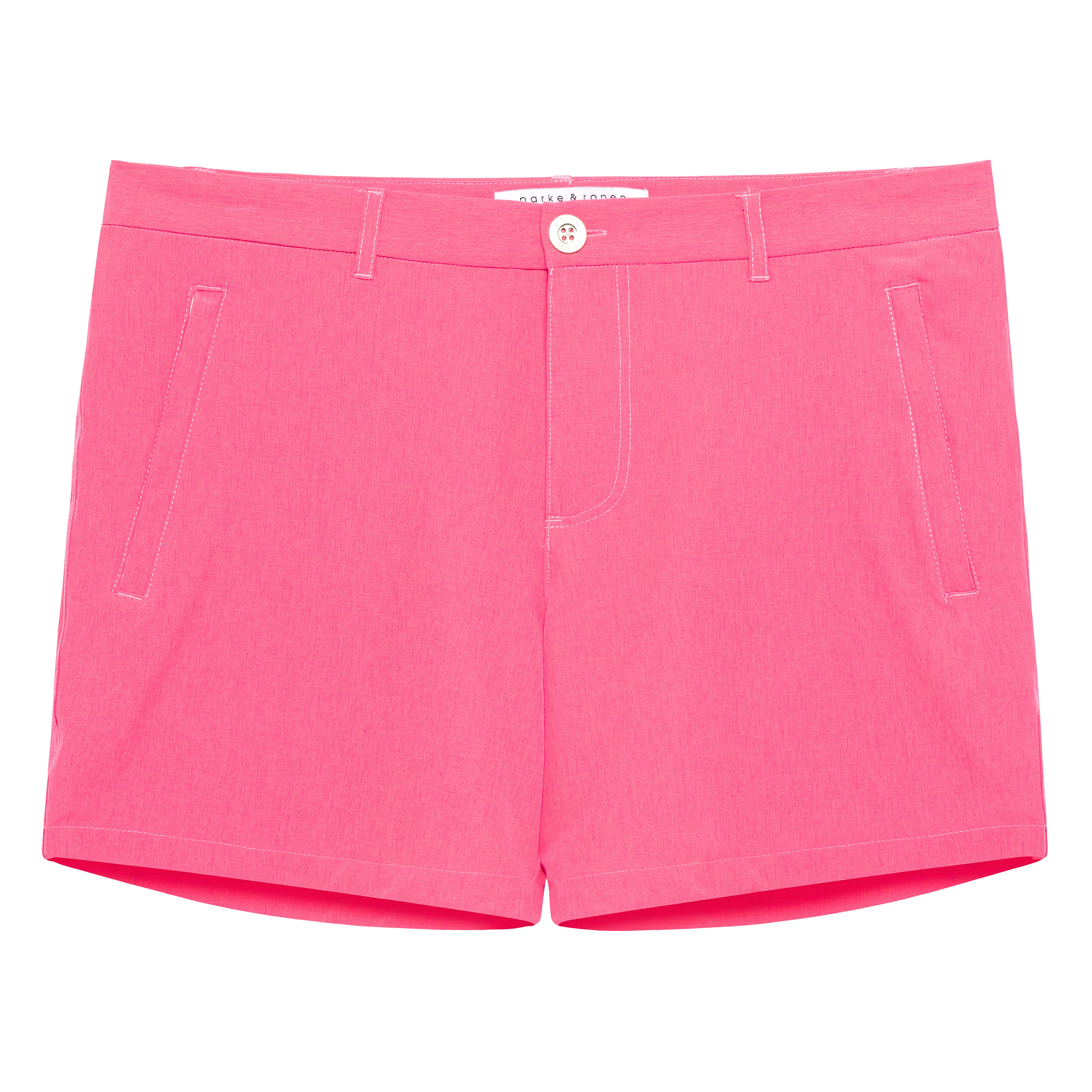 Rosé Solid Action Stretch Holler Shorts