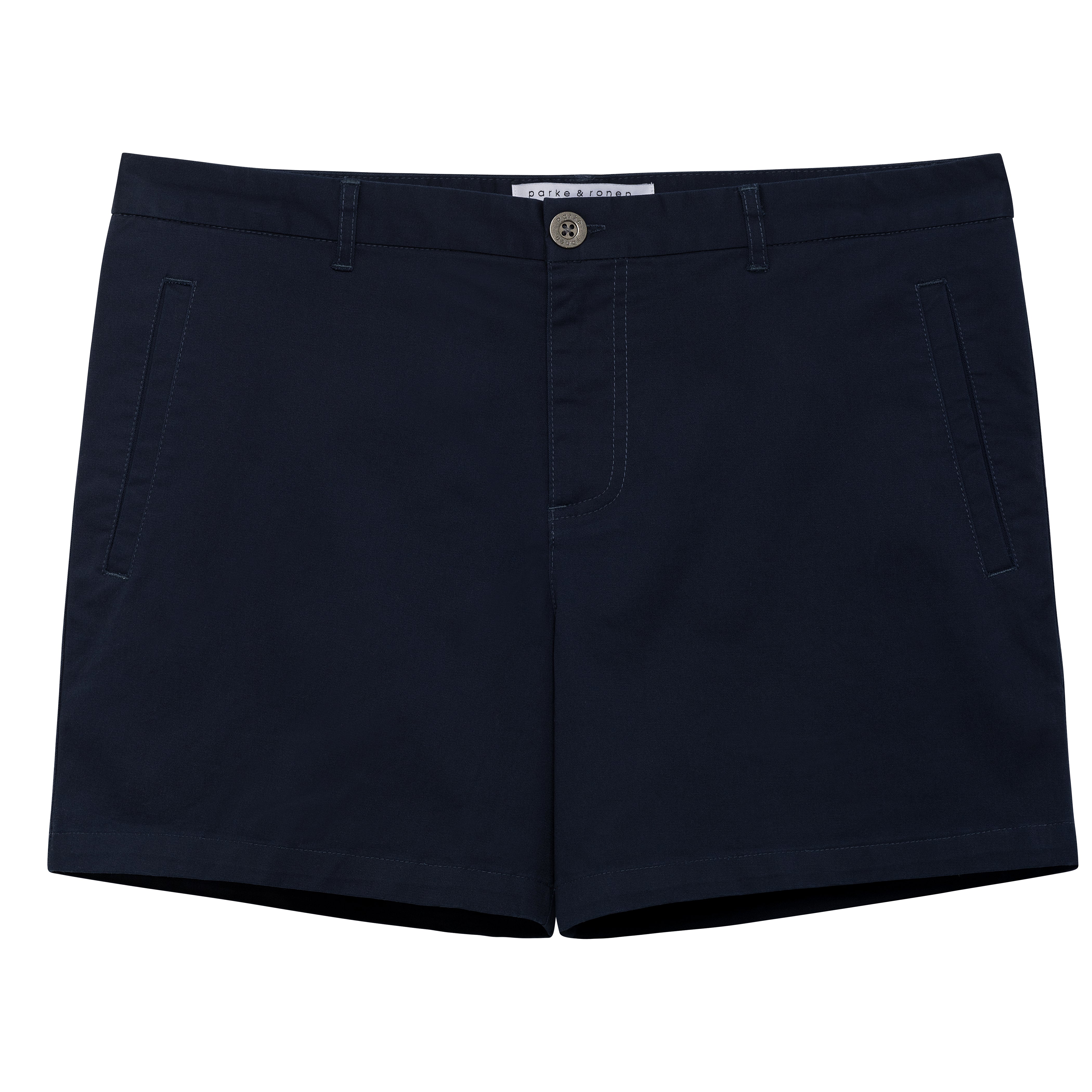 Navy Solid Stretch Holler Shorts