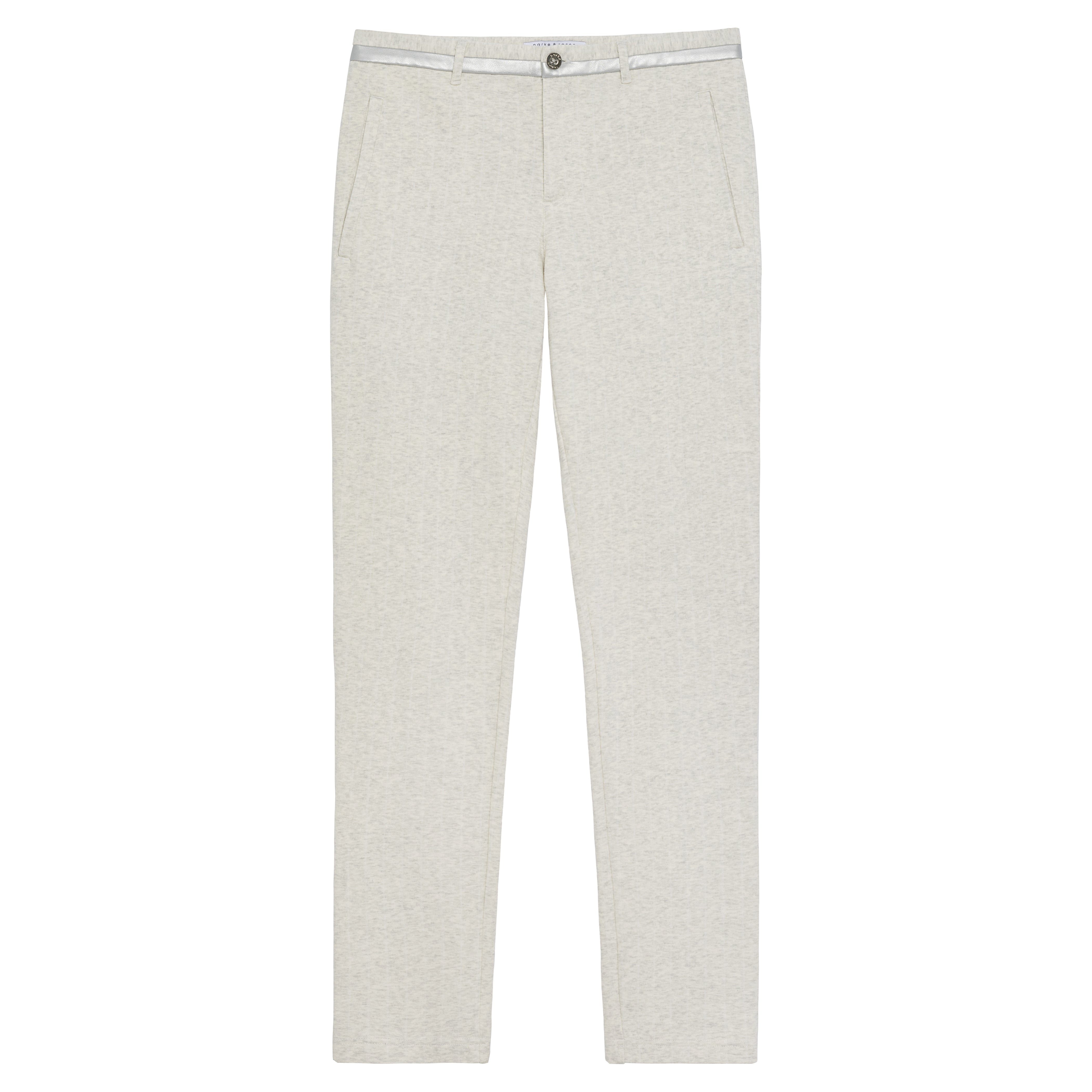 SAVE 70%- Winter White Chalk Stripe Artemis Pants