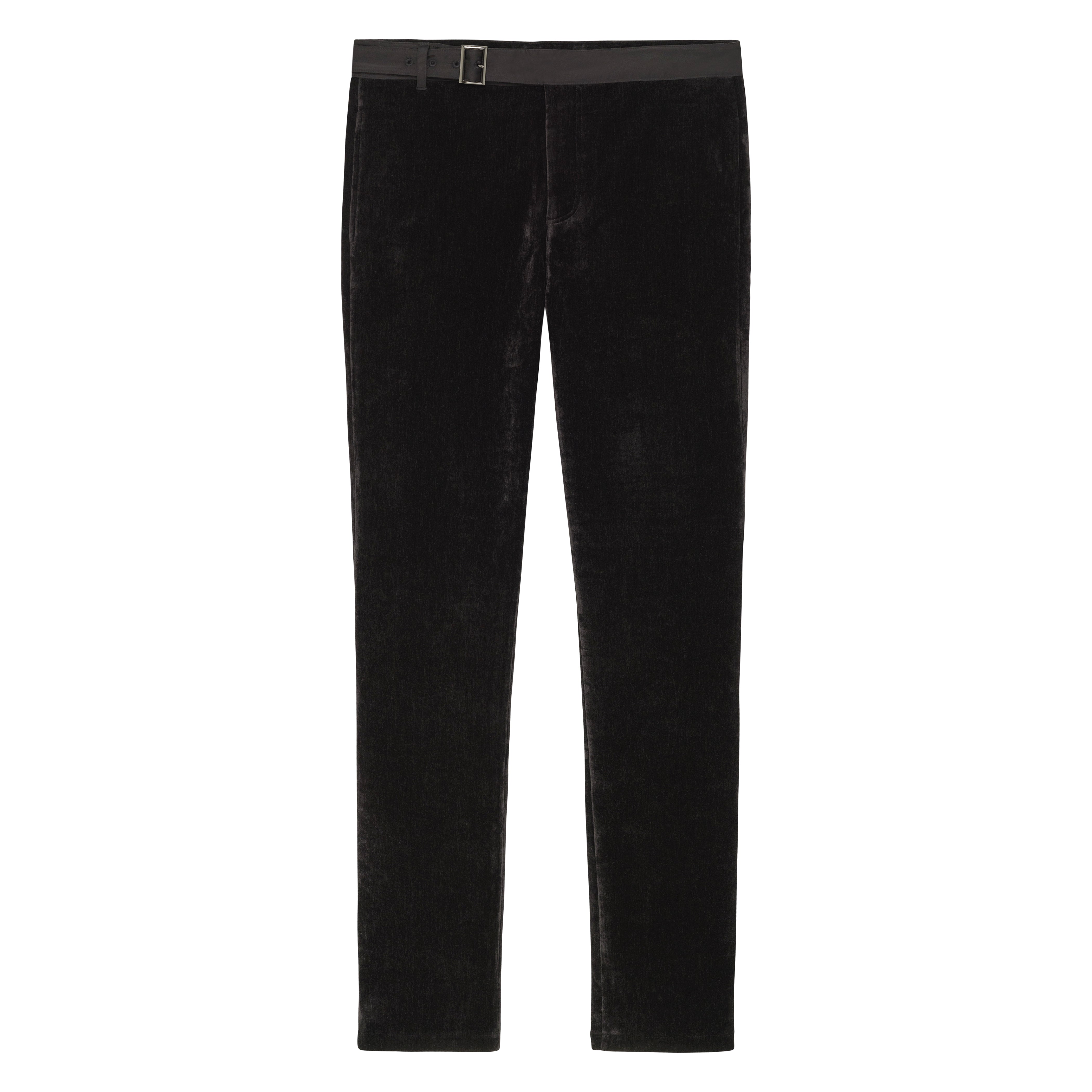 HOLIDAY EXCLUSIVE- Black Velvet Tywyn Pant - parke & ronen