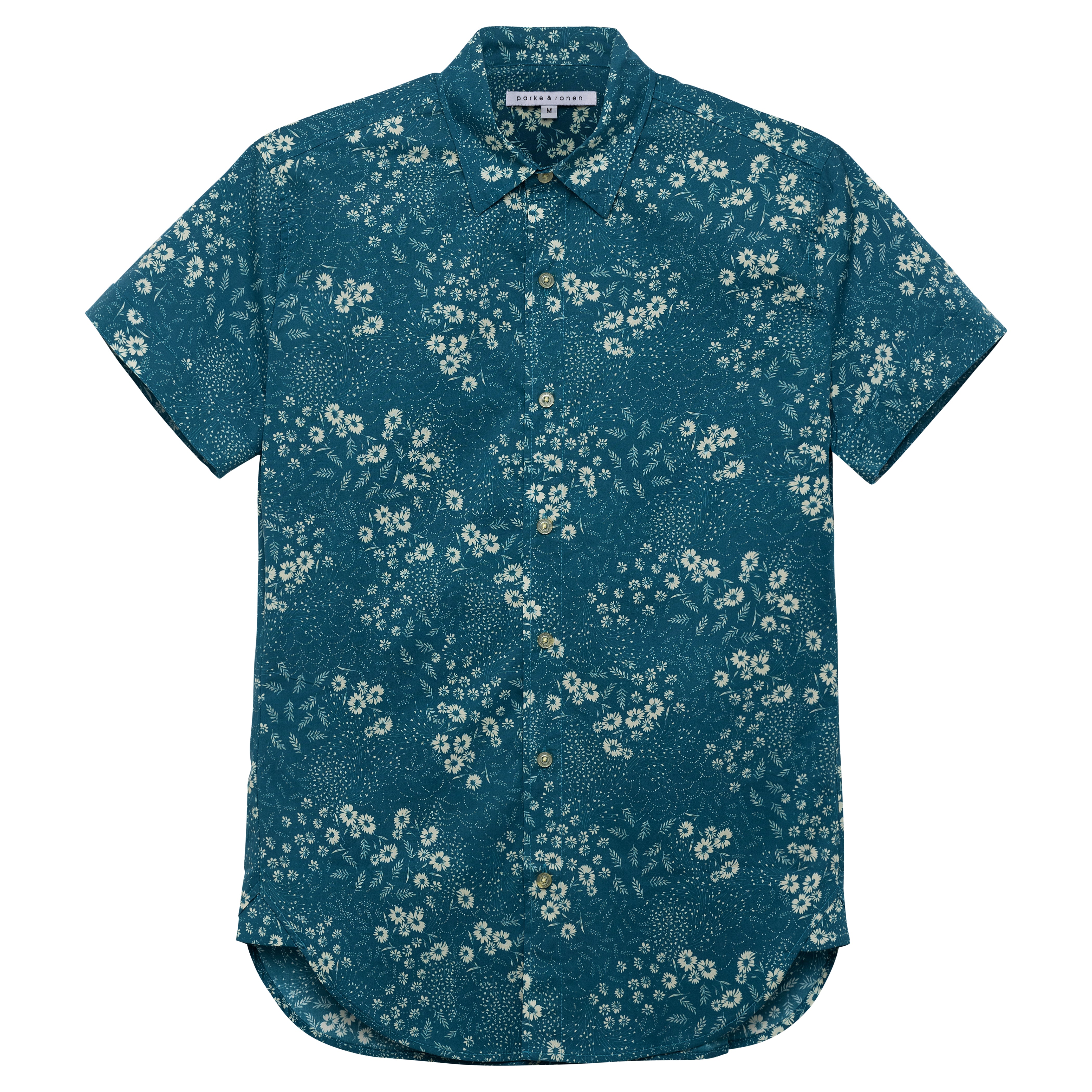 SAVE 50%- Blue Zephyr Print Bal Harbour Shirt
