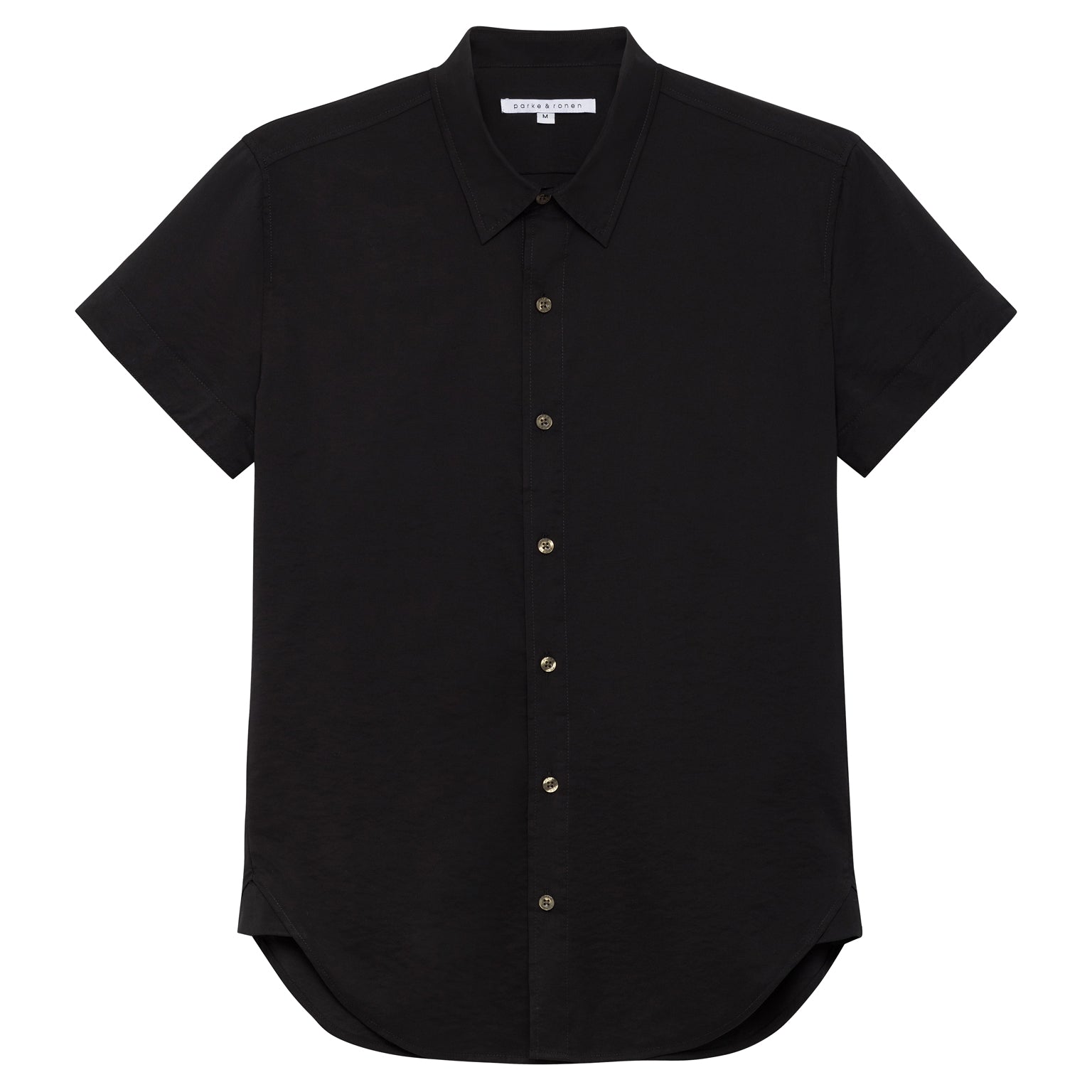 SPRING '24- Black Stretch Rayon Bal Harbor Shirt