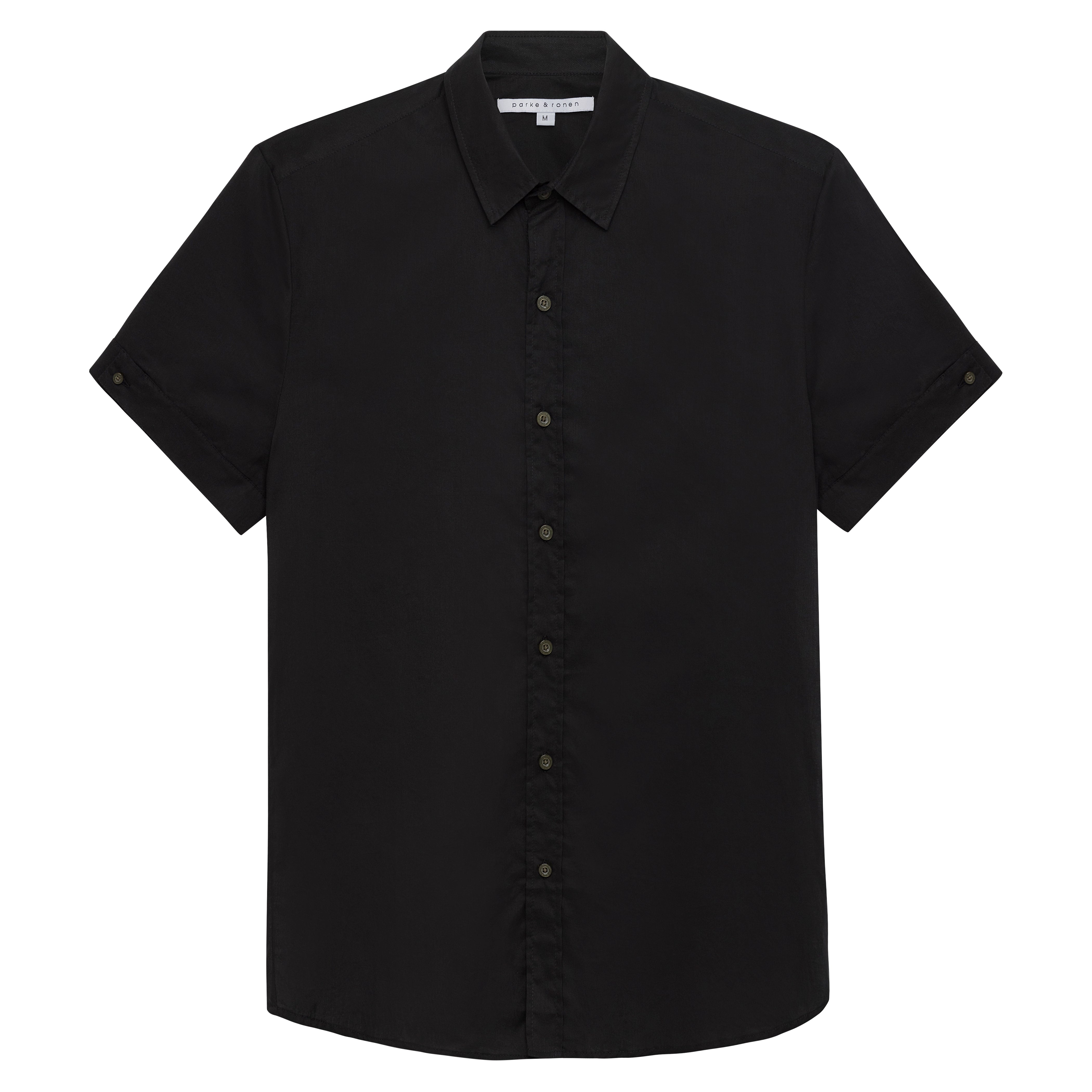 Black Solid Biscayne Shirt