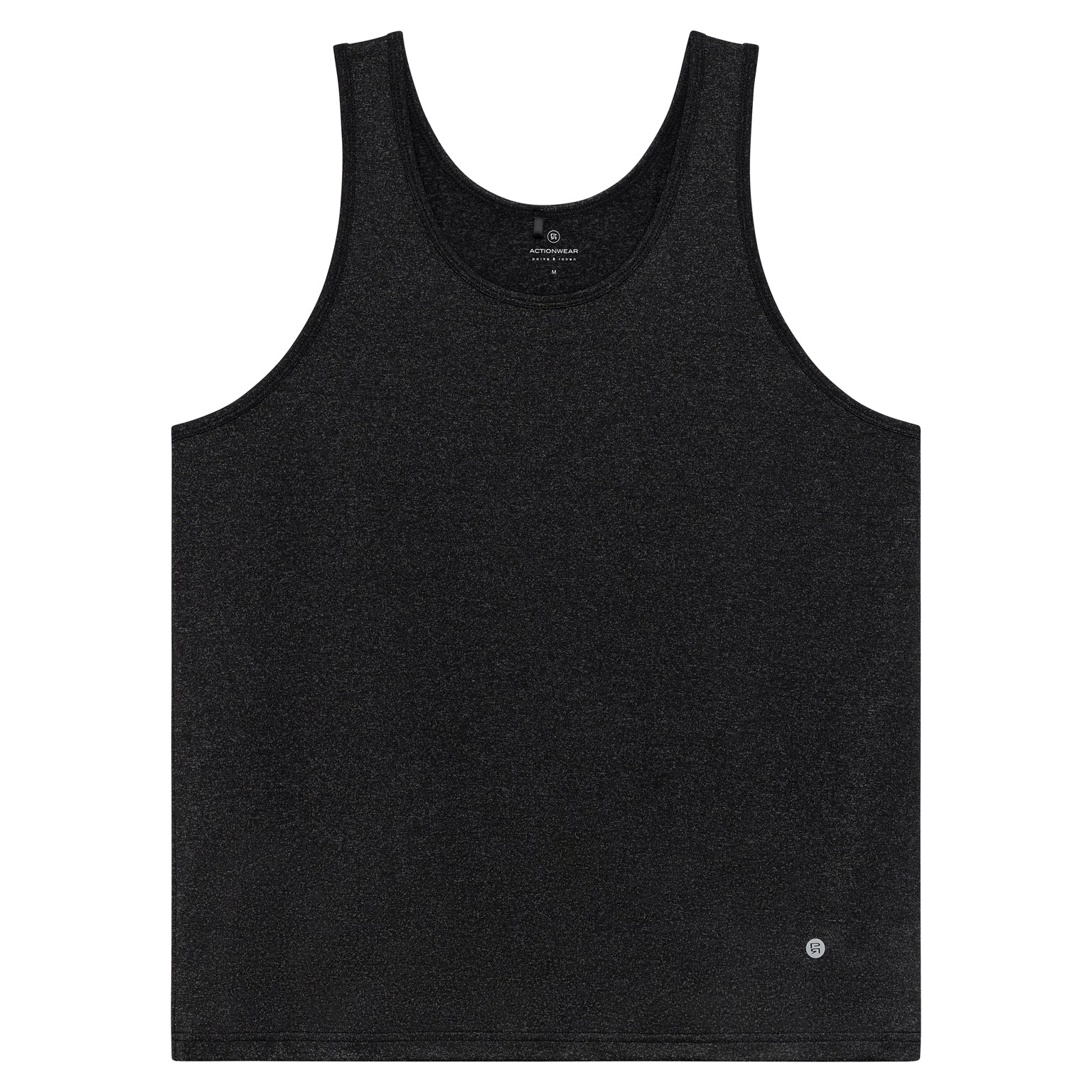 SPRING '24- Black Graphite Melange Heather Tank Top