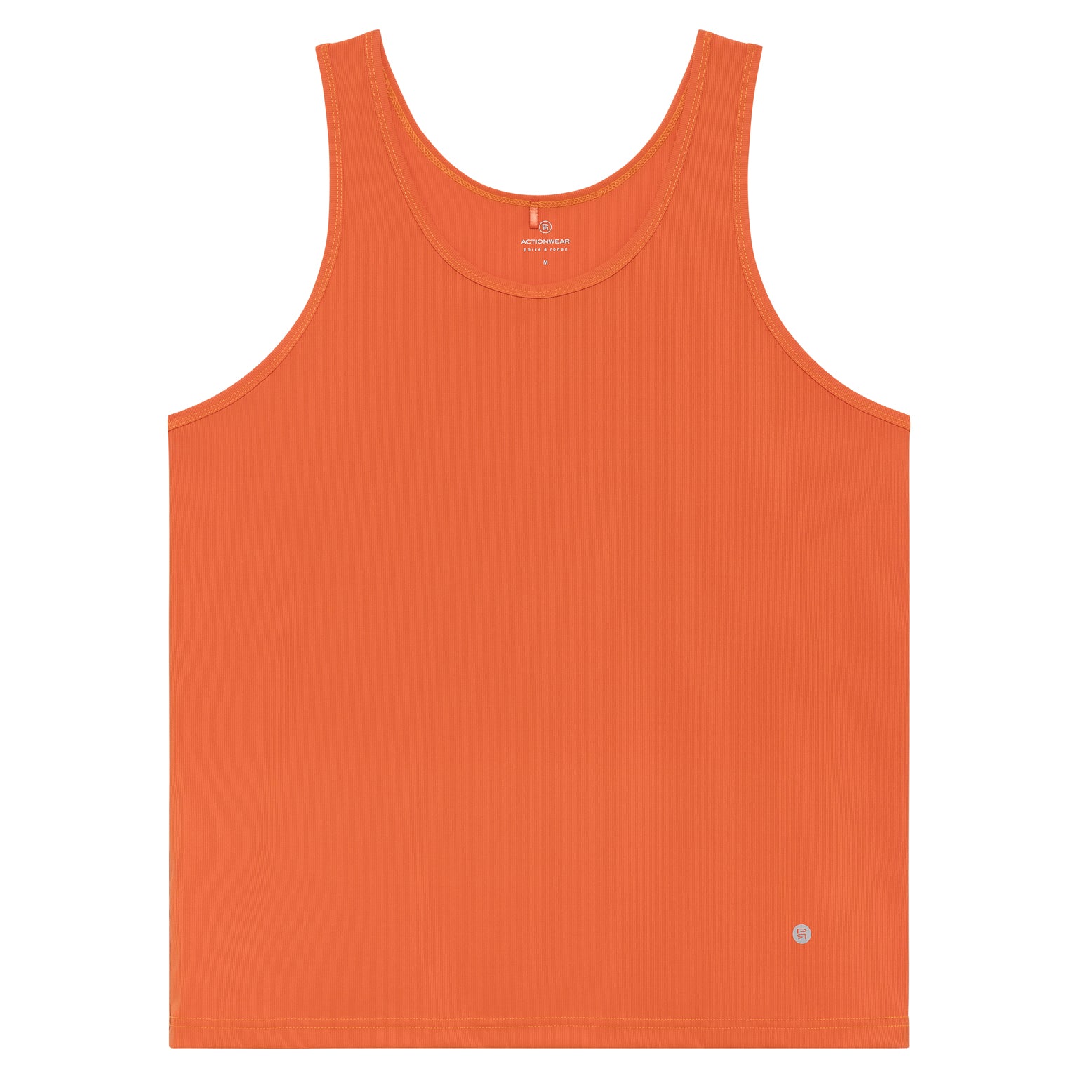 ACTIONWEAR Persimmon Micro Rib Tank Top Parke & Ronen