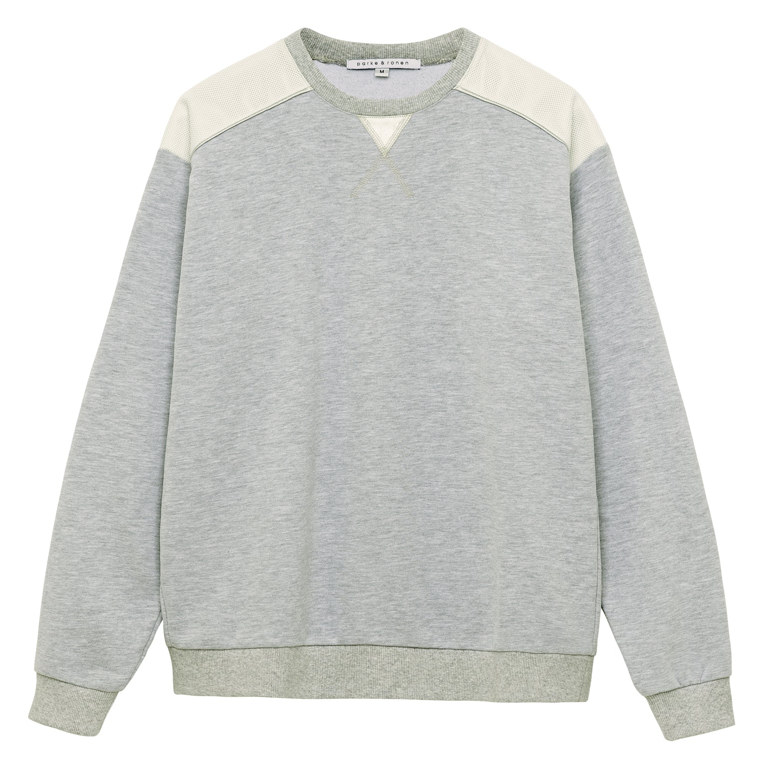 Varsity Grey Tech Jersey Fleece Sweatshirt