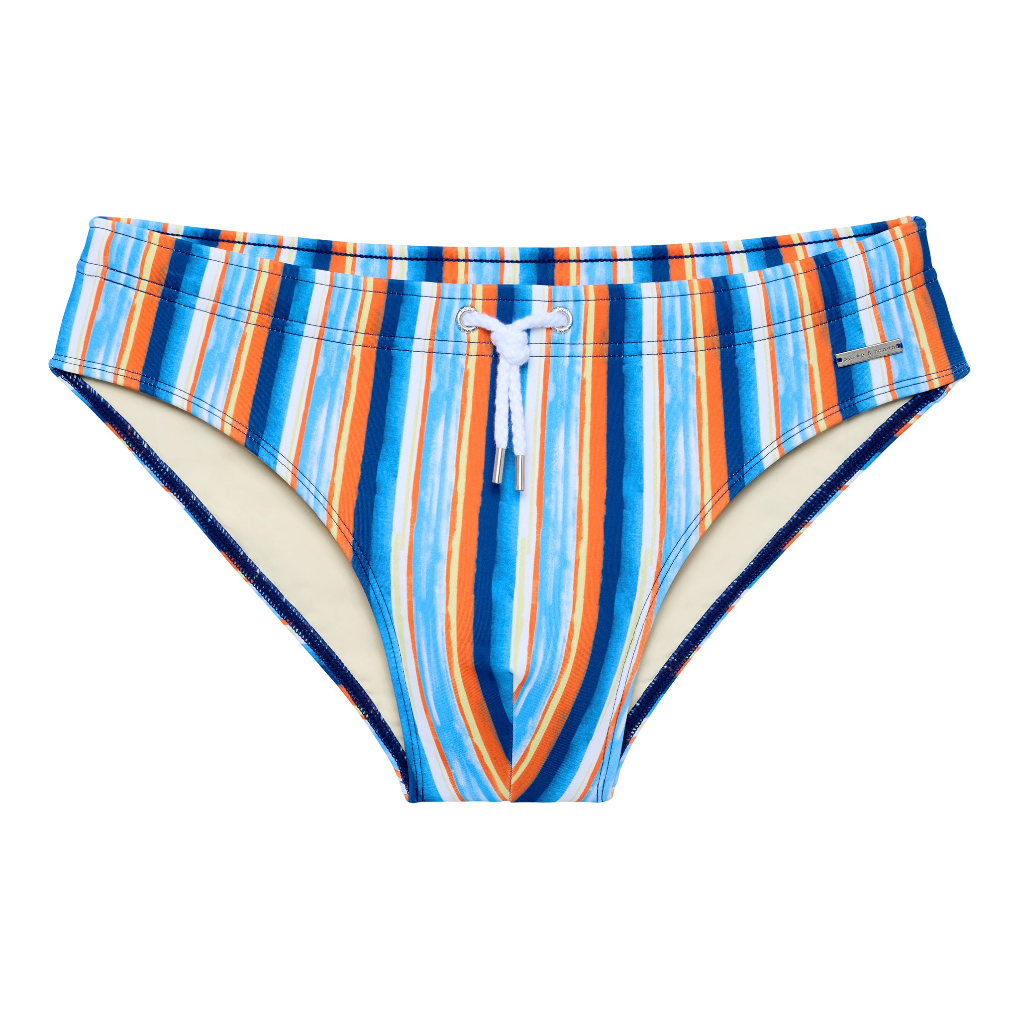 Pacific Tidebreak Stripe Printed Meridian Bikini - Parke & Ronen