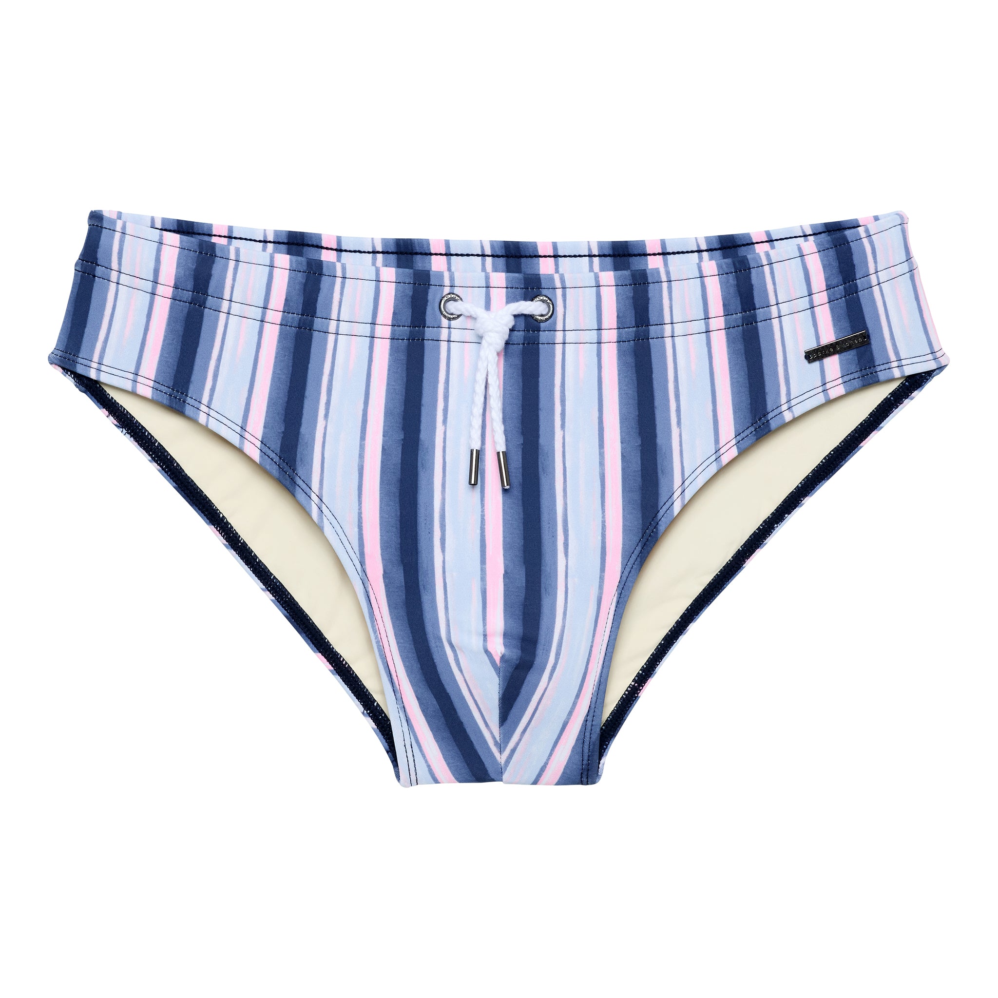 Twilight Tidebreak Stripe Printed Meridian Bikini - Parke & Ronen