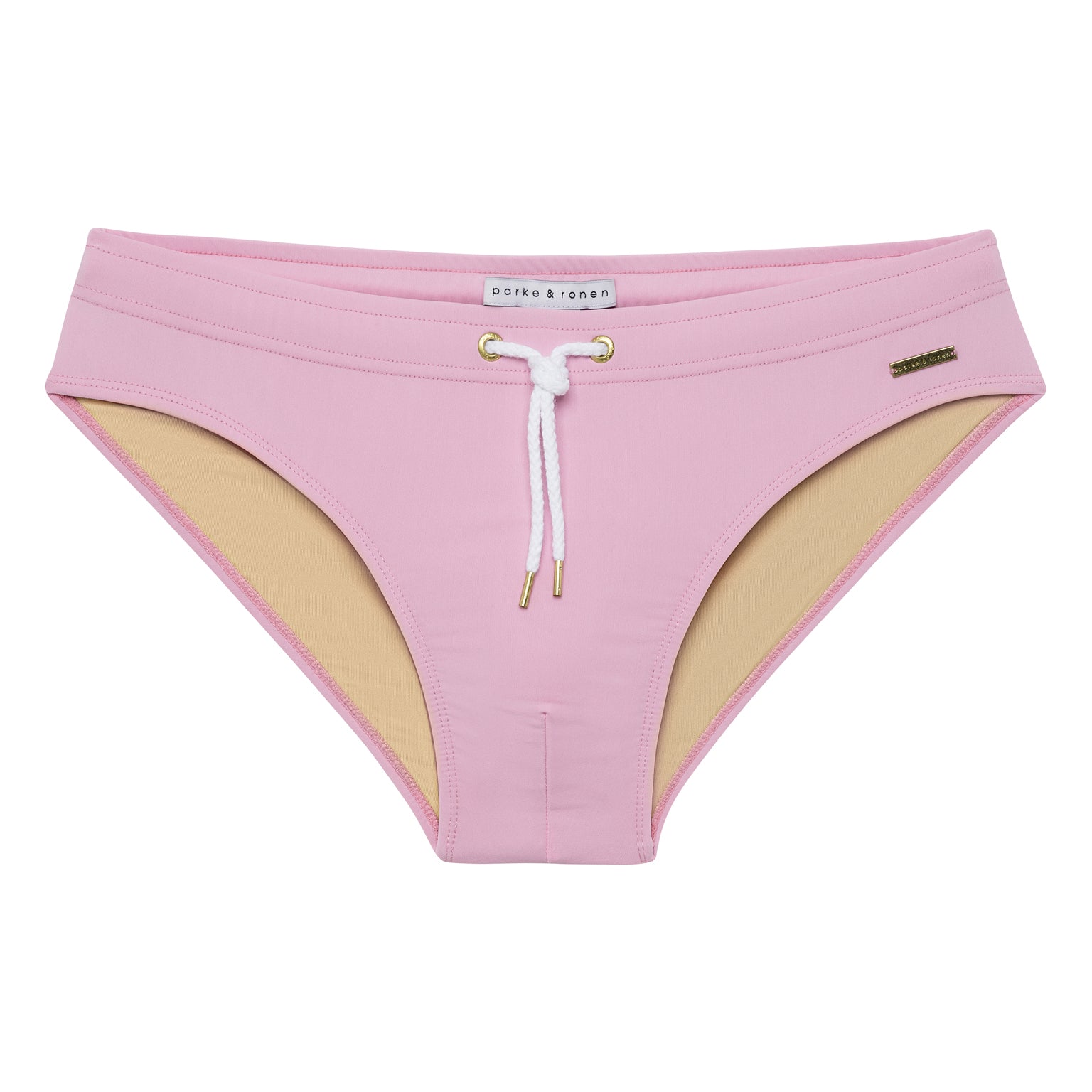 RESORT '24- Valentine Pink Solid Meridian Bikini