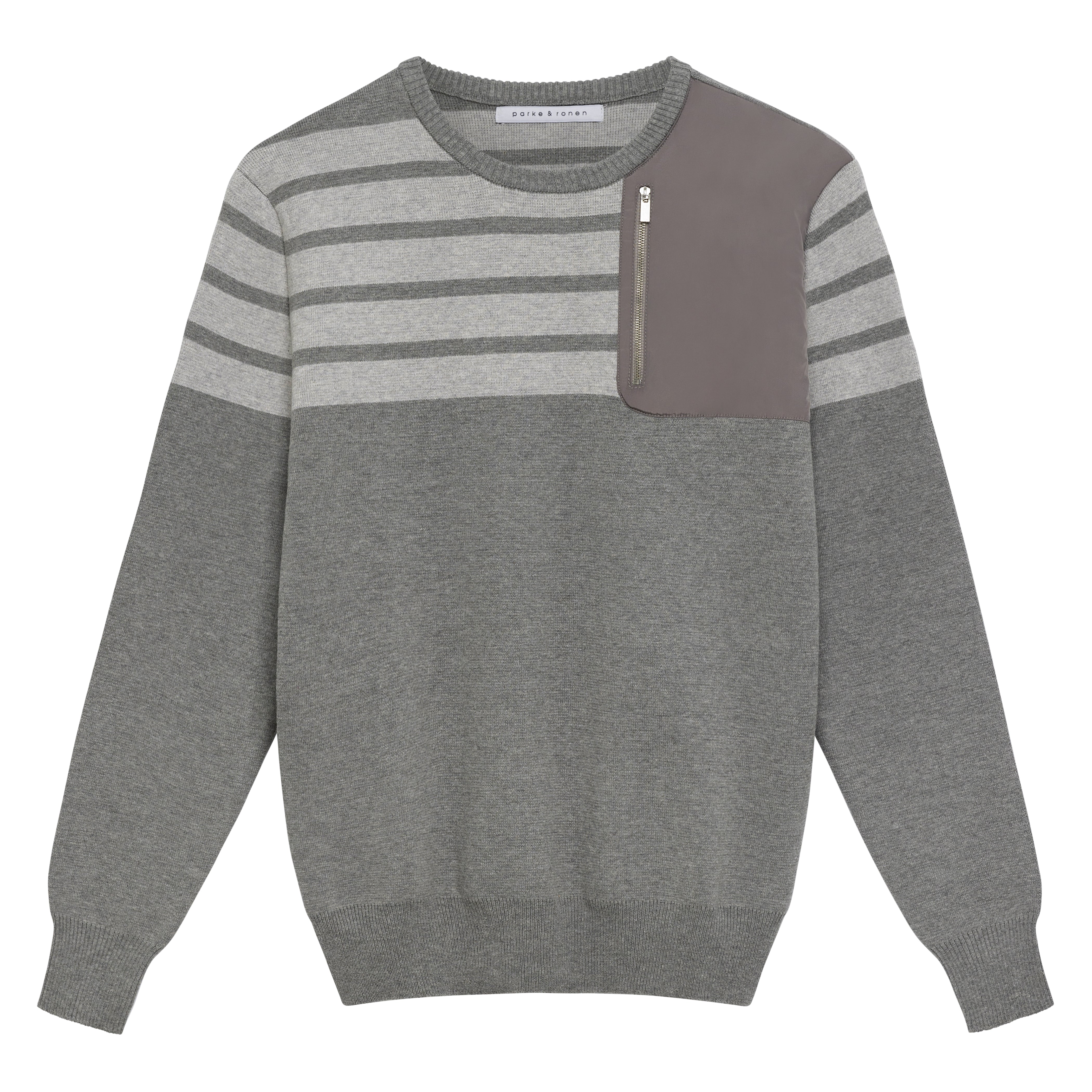 Grey Moonraker Knit Sweatshirt