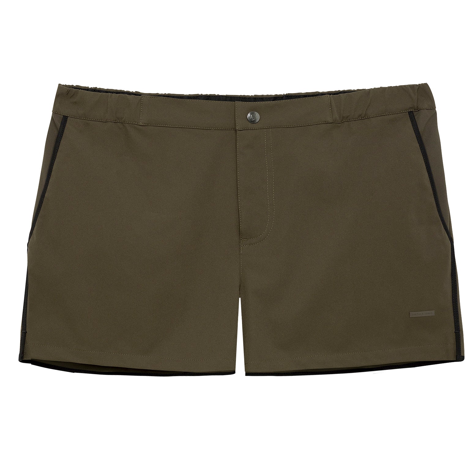 Army Green 2" Angeleno Solid Stretch - Parke & Ronen