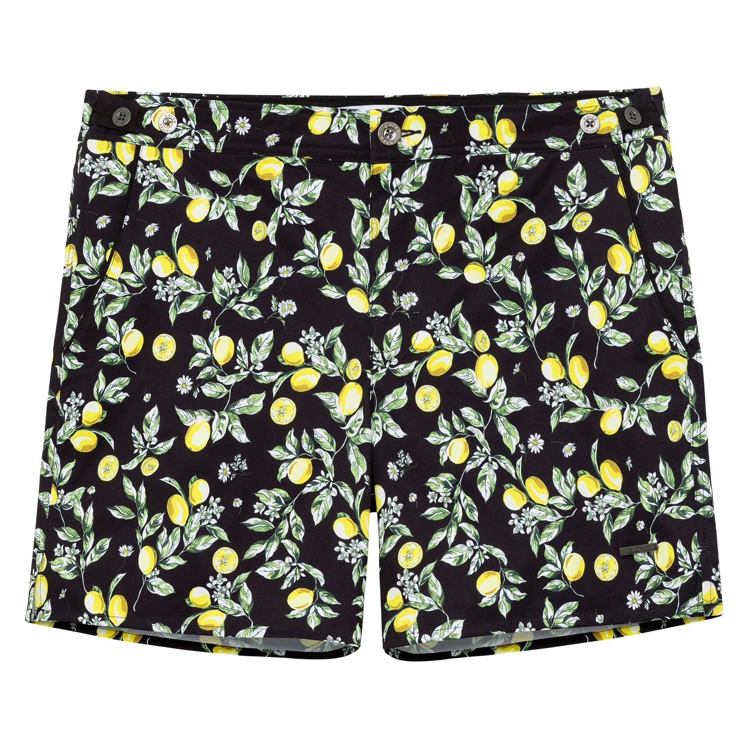 SPRING '24- Limoncello Black Print 6" Catalonia Stretch